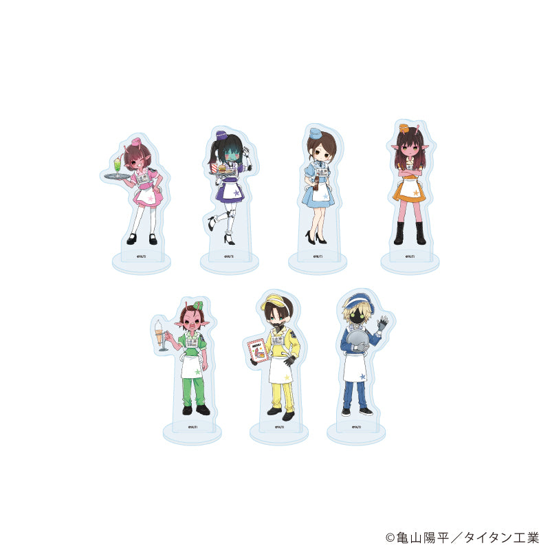 アクリルぷちスタンド「TVアニメ『銀河特急 ミルキー☆サブウェイ』」01/ブラインド(全7種)ダイナーver.(グラフアートイラスト) - 公式商品画像 | AniSmile