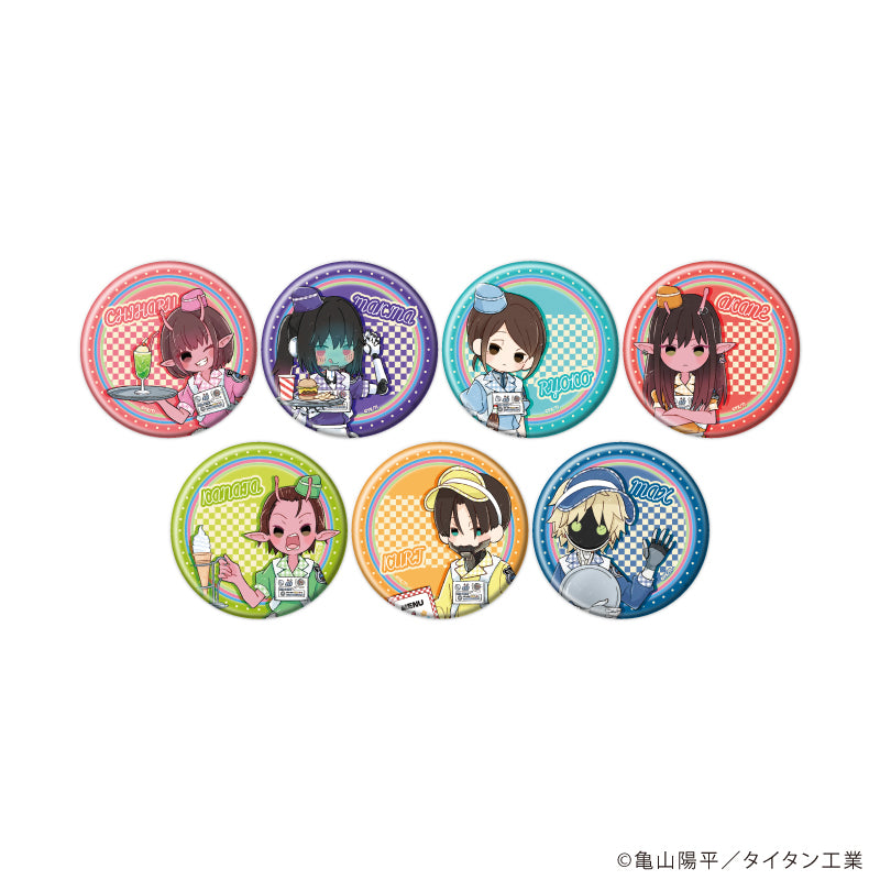 缶バッジ「TVアニメ『銀河特急 ミルキー☆サブウェイ』」02/ブラインド(全7種)ダイナーver.(グラフアートイラスト) - 公式商品画像 | AniSmile
