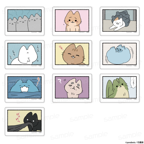 ねこようかい トレーディングクリアシール - 公式商品画像 | AniSmile