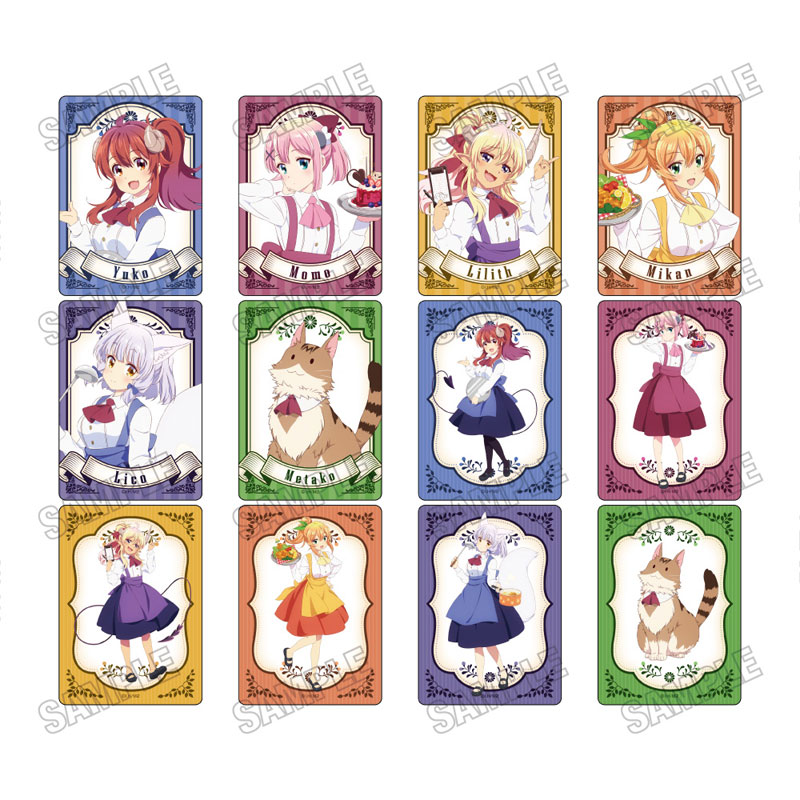 TVアニメ「まちカドまぞく 2丁目」 描き下ろしクリアカードコレクション【あすら制服ver.】 画像 2 | AniSmile