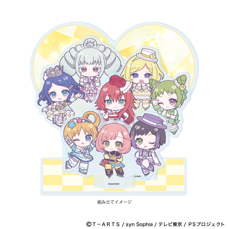 アクリルジオラマ「プリティーシリーズ」03/プリティーリズム・レインボーライブ コーデアレンジver.(ミニキャライラスト) 画像 2 | AniSmile