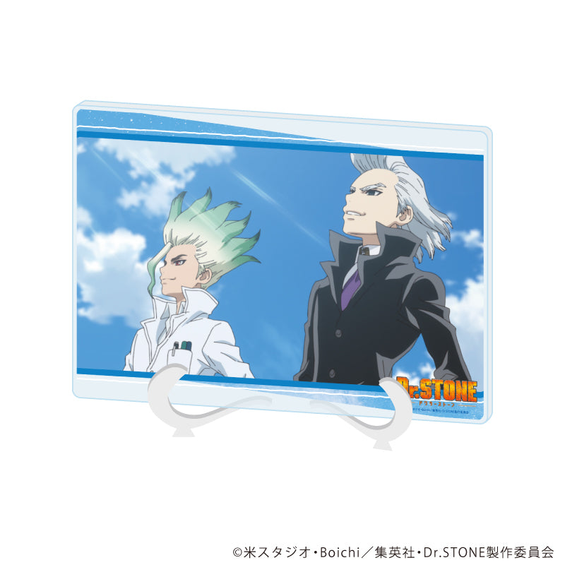 アクリルアートボード(A5サイズ)「Dr.STONE」15/石神千空&Dr.ゼノ(場面写イラスト) - 公式商品画像 | AniSmile
