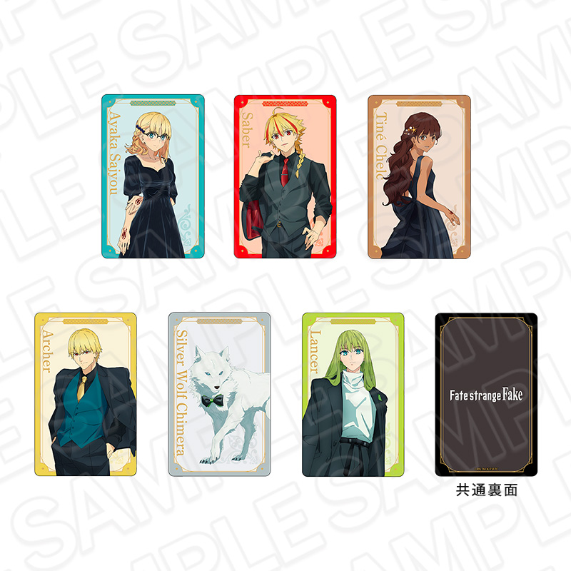 Fate/strange Fake ホログラムカード(ランダム) Black outfit ver. - AniSmile
