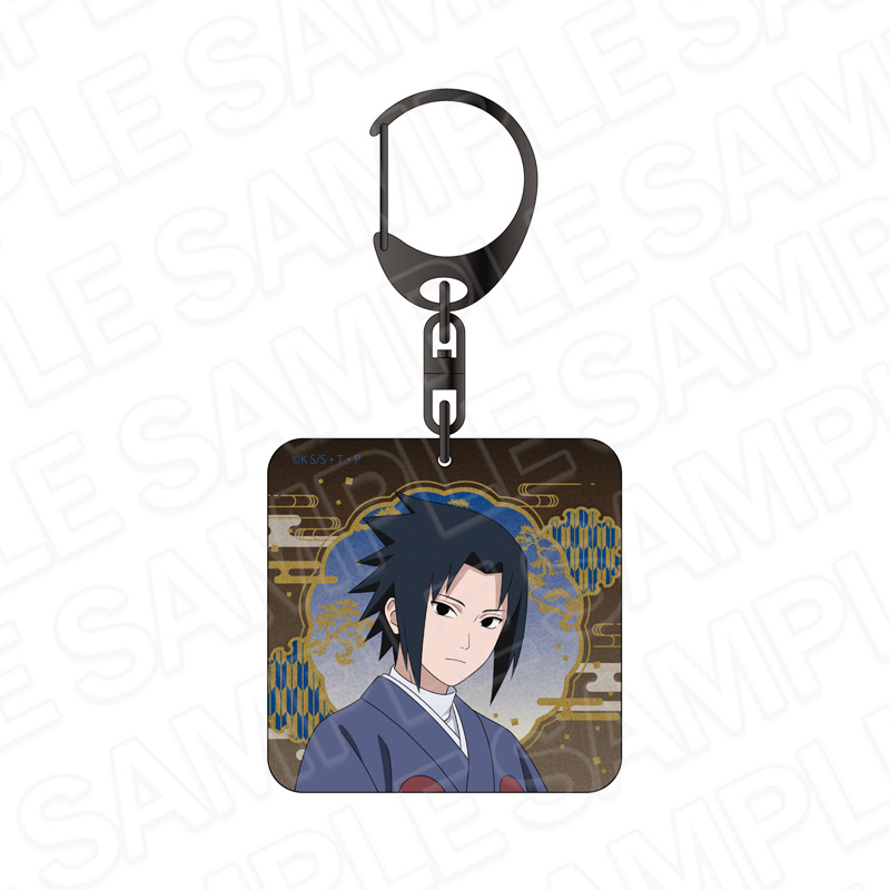 NARUTO-ナルト- 疾風伝 アクリルキーホルダー うちはサスケ モダン和装 ver. - 公式商品画像 | AniSmile