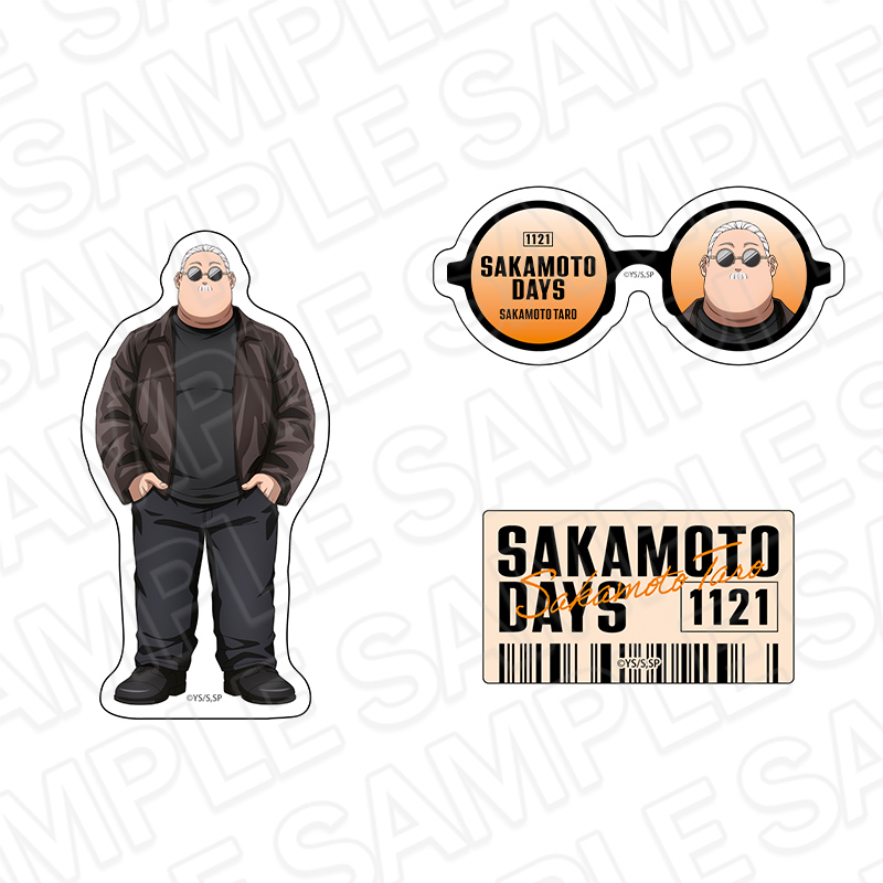 SAKAMOTO DAYS ステッカーセット 坂本太郎 Color Glass ver. - AniSmile