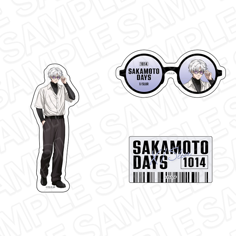 SAKAMOTO DAYS ステッカーセット X(スラー) Color Glass ver. - AniSmile