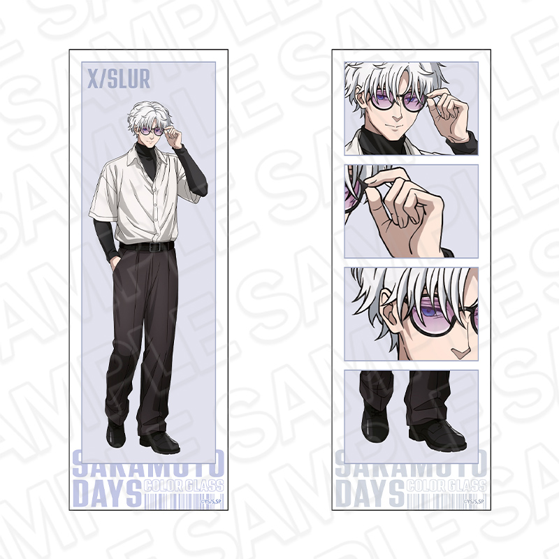 SAKAMOTO DAYS フォトグレイ風ステッカーセット X(スラー) Color Glass ver. - AniSmile