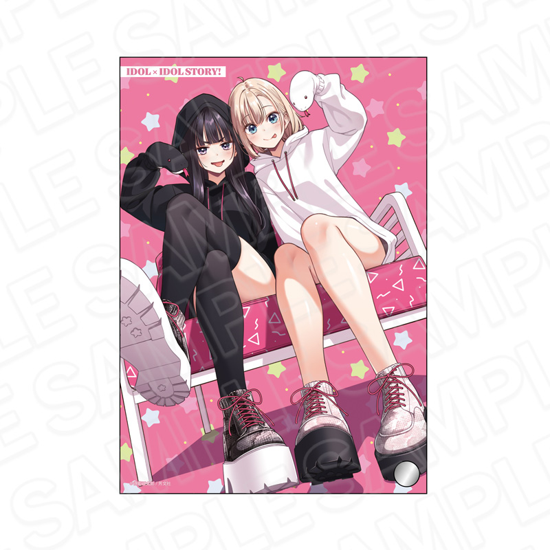 IDOL×IDOL STORY! ミニアクリルアート 美海&依吹 蛇パーカー ver. - 公式商品画像 | AniSmile
