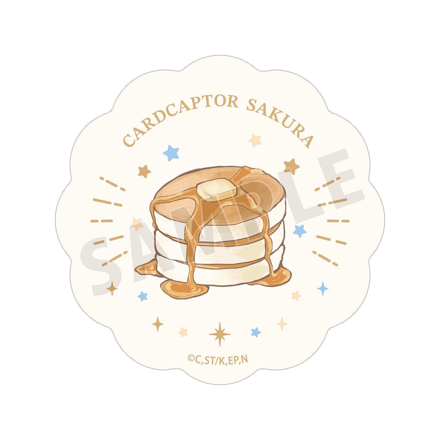 カードキャプターさくら クリアカード編 さくらのホットケーキ A:code ダイカットステッカー - 公式商品画像 | AniSmile