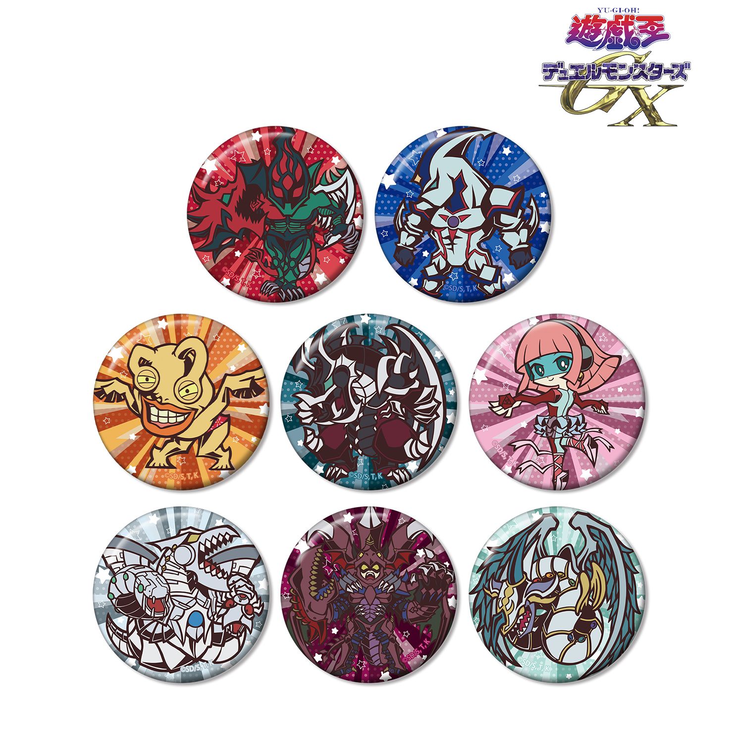 遊☆戯☆王デュエルモンスターズGX トレーディング トゥーン・ワールド テイストデフォルメ 缶バッジ(単位/単品) 画像 2 | AniSmile