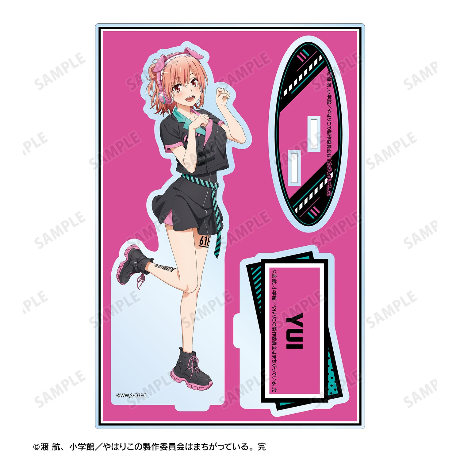 やはり俺の青春ラブコメはまちがっている。完 描き下ろしイラスト 由比ヶ浜結衣 ゲーミングファッションver. パーツ付きBIGアクリルスタンド 画像 3 | AniSmile