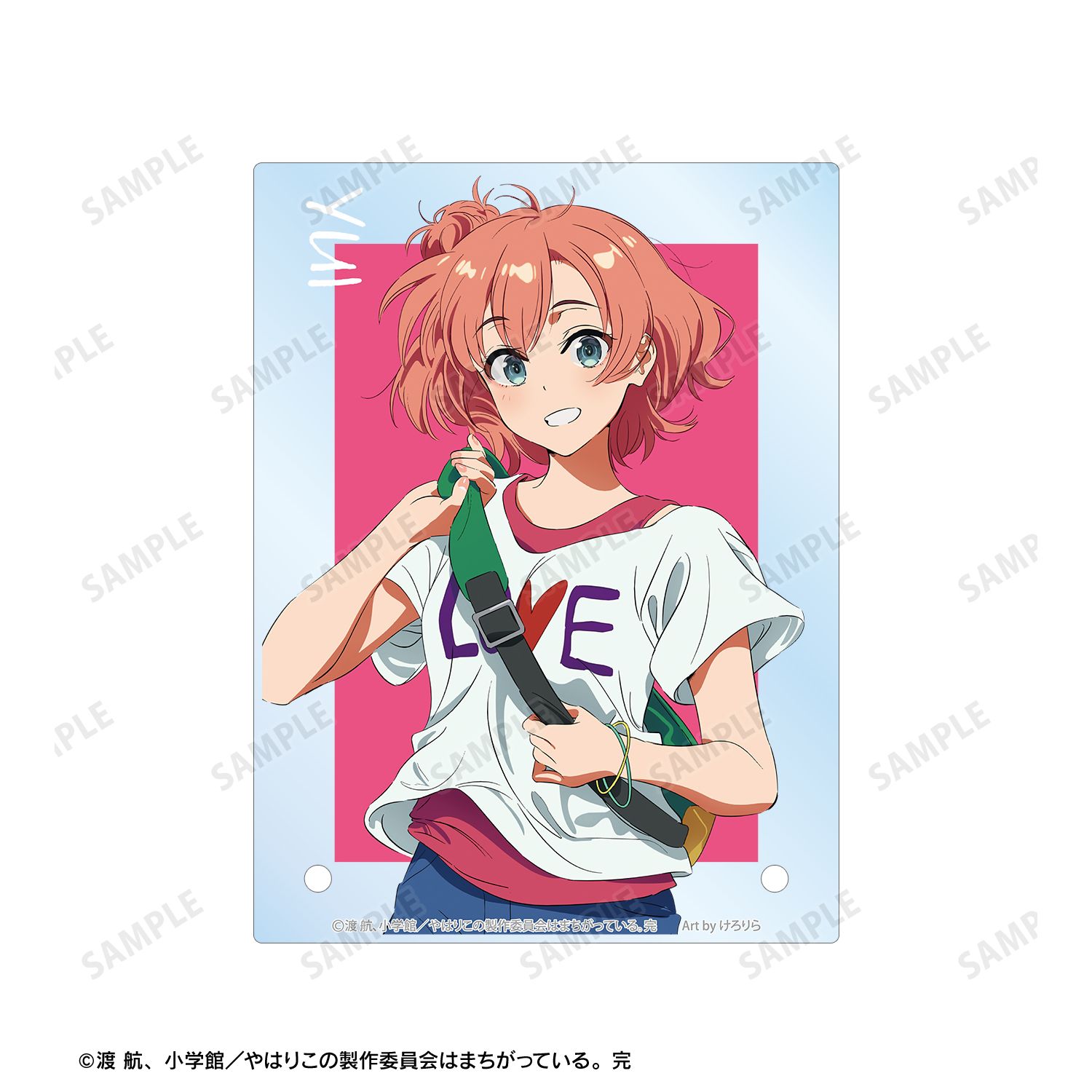 やはり俺の青春ラブコメはまちがっている。完 描き起こし 由比ヶ浜結衣 私服ver. Art by けろりら A6アクリルパネル 画像 4 | AniSmile