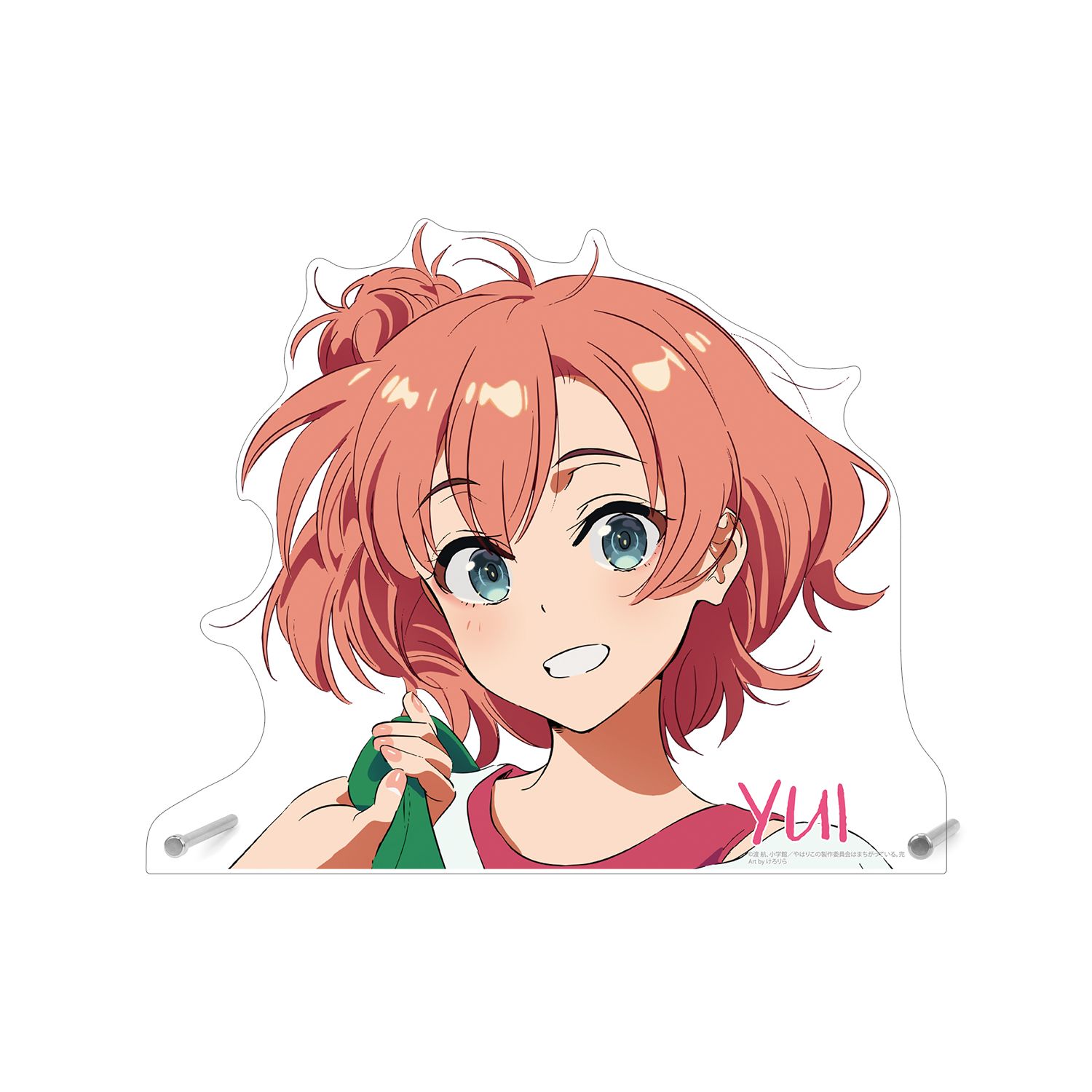 やはり俺の青春ラブコメはまちがっている。完 描き起こし 由比ヶ浜結衣 私服ver. Art by けろりら 特大ダイカットアクリルパネル - 公式商品画像 | AniSmile