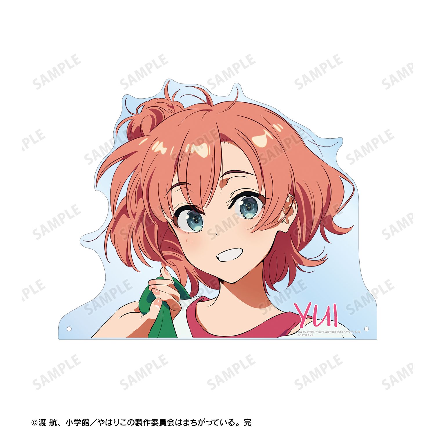やはり俺の青春ラブコメはまちがっている。完 描き起こし 由比ヶ浜結衣 私服ver. Art by けろりら 特大ダイカットアクリルパネル 画像 3 | AniSmile