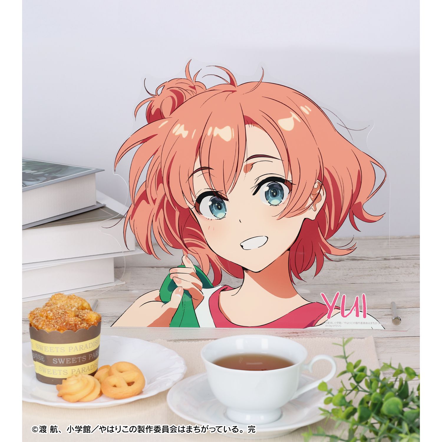 やはり俺の青春ラブコメはまちがっている。完 描き起こし 由比ヶ浜結衣 私服ver. Art by けろりら 特大ダイカットアクリルパネル 画像 4 | AniSmile