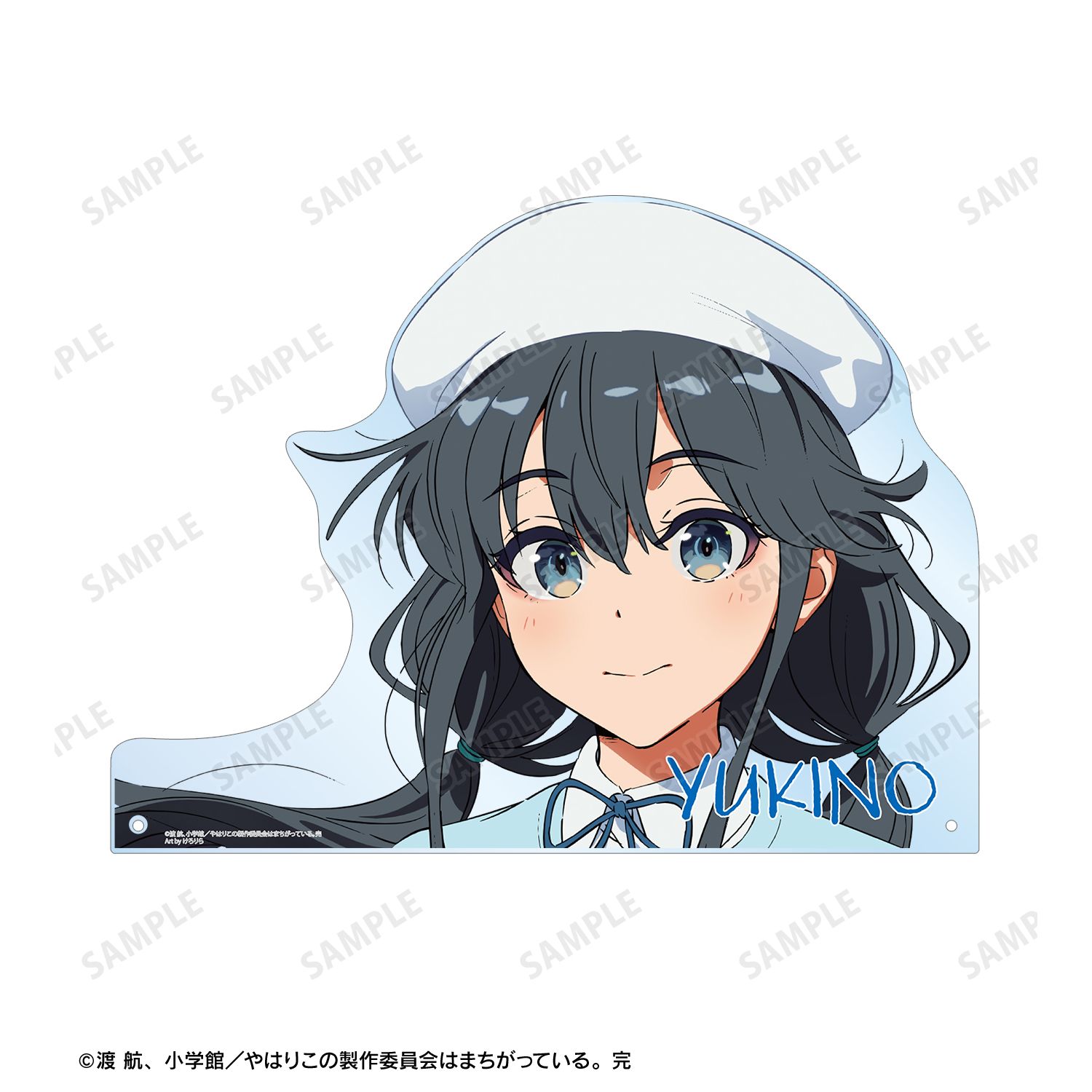 やはり俺の青春ラブコメはまちがっている。完 描き起こし 雪ノ下雪乃 私服ver. Art by けろりら 特大ダイカットアクリルパネル 画像 3 | AniSmile