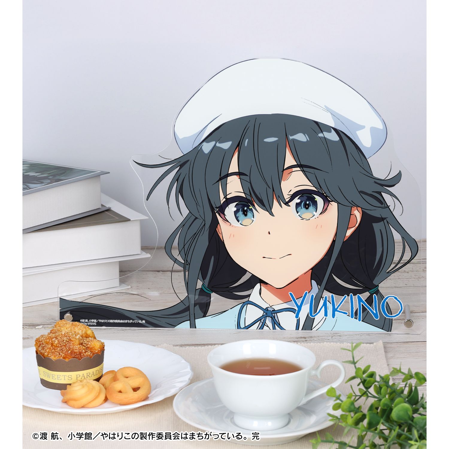 やはり俺の青春ラブコメはまちがっている。完 描き起こし 雪ノ下雪乃 私服ver. Art by けろりら 特大ダイカットアクリルパネル 画像 4 | AniSmile