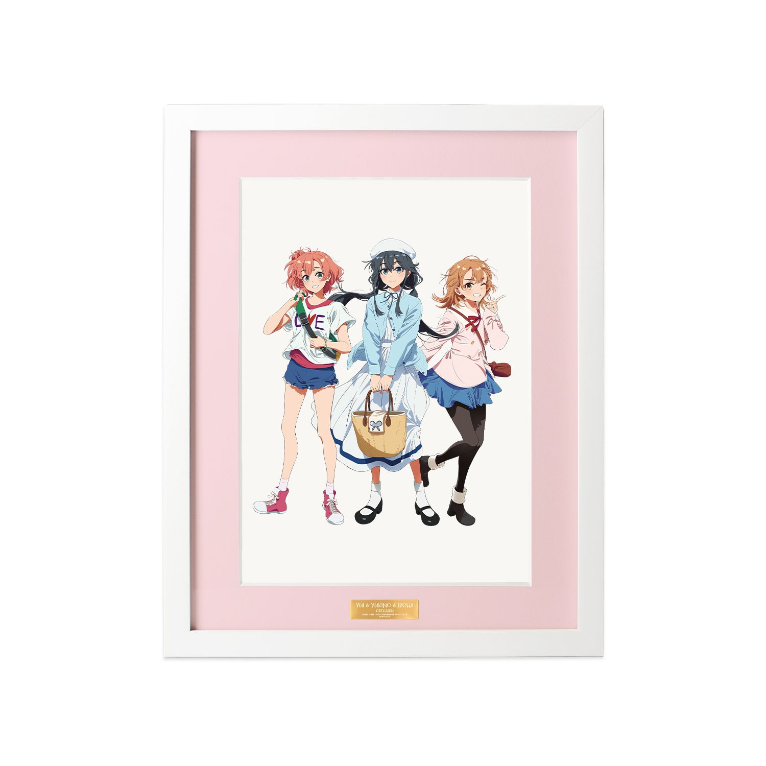 やはり俺の青春ラブコメはまちがっている。完 描き起こし 集合 私服ver. Art by けろりら キャラファイングラフ - 公式商品画像 | AniSmile