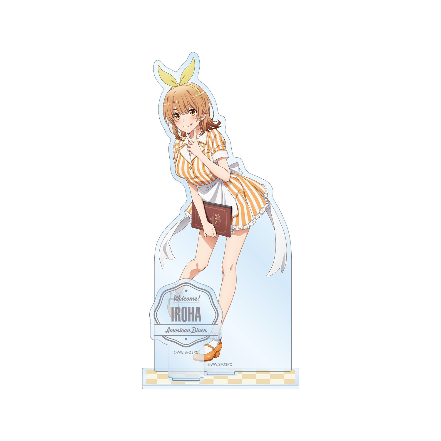 やはり俺の青春ラブコメはまちがっている。完 描き下ろしイラスト 一色いろは アメリカンダイナーver. パーツ付きBIGアクリルスタンド - 公式商品画像 | AniSmile