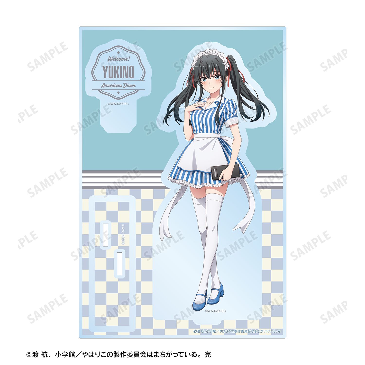 やはり俺の青春ラブコメはまちがっている。完 描き下ろしイラスト 雪ノ下雪乃 アメリカンダイナーver. パーツ付きBIGアクリルスタンド 画像 3 | AniSmile