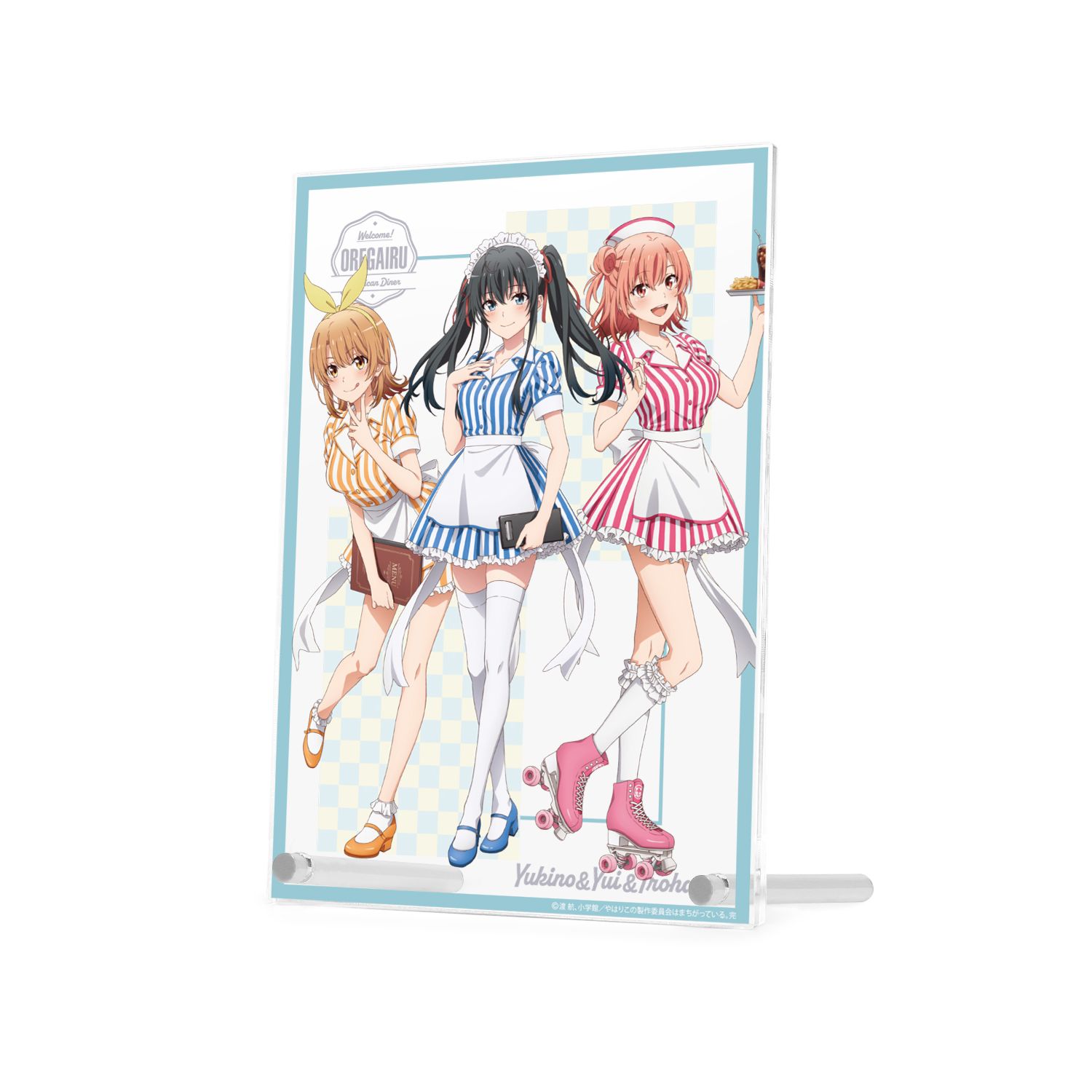 やはり俺の青春ラブコメはまちがっている。完 描き下ろしイラスト 集合 アメリカンダイナーver. A5アクリルパネル - 公式商品画像 | AniSmile