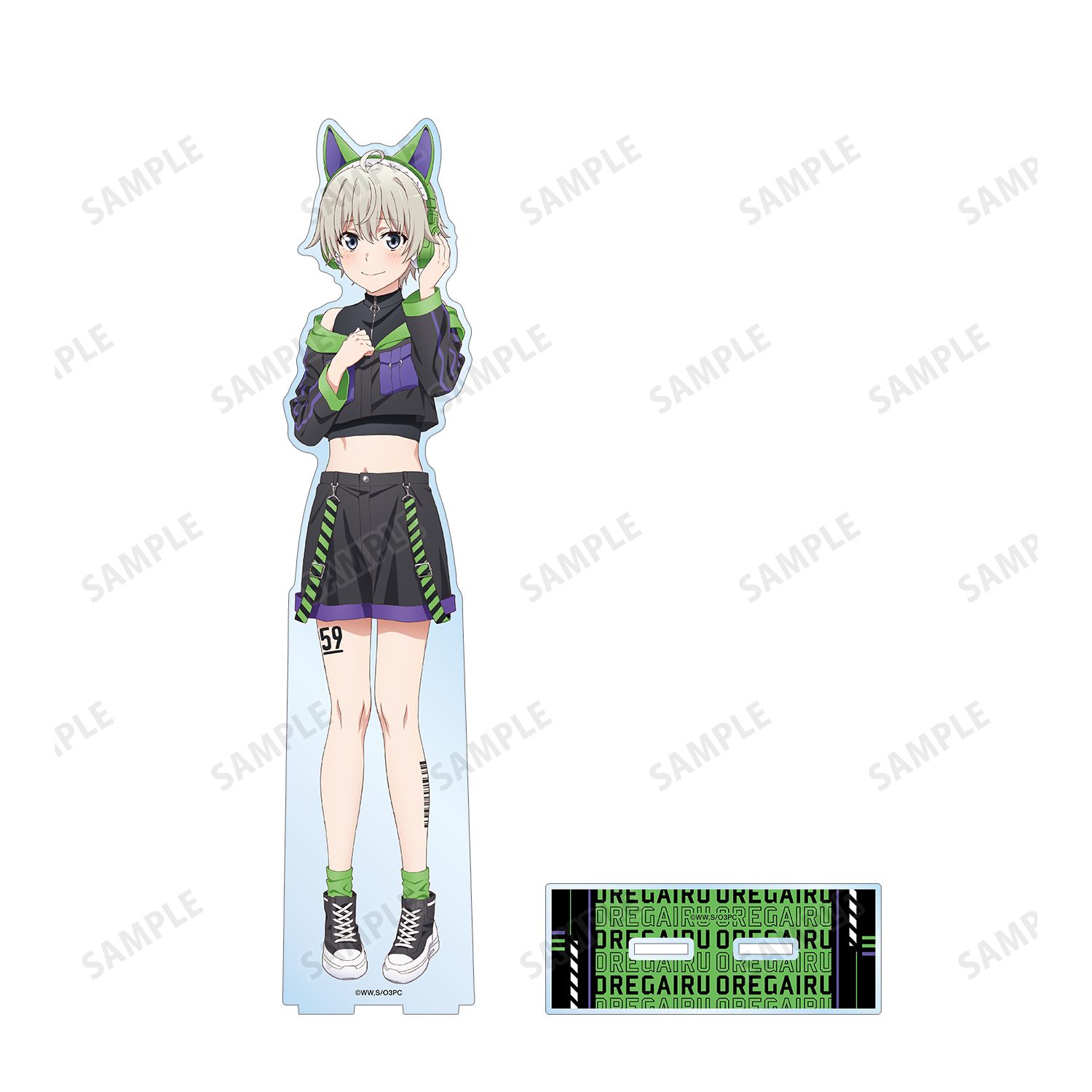 やはり俺の青春ラブコメはまちがっている。完 描き下ろしイラスト 戸塚彩加 ゲーミングファッションver. 特大アクリルスタンド 画像 3 | AniSmile