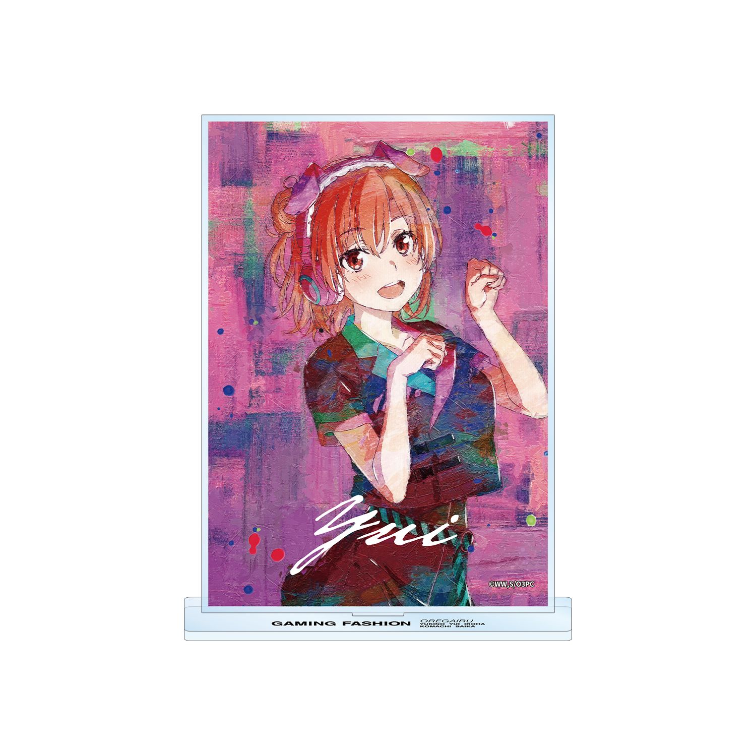 やはり俺の青春ラブコメはまちがっている。完 描き下ろし 由比ヶ浜結衣 ゲーミングファッションver. grunge CANVAS BIGアクリルスタンド - 公式商品画像 | AniSmile