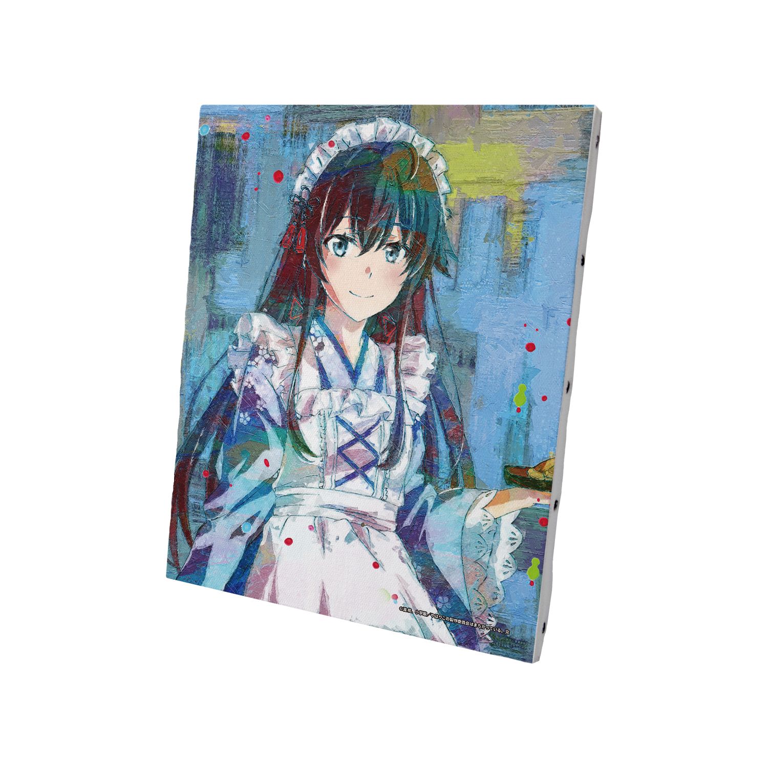 やはり俺の青春ラブコメはまちがっている。完 描き下ろし 雪ノ下雪乃 和風メイド服ver. grunge CANVAS キャンバスボード - 公式商品画像 | AniSmile