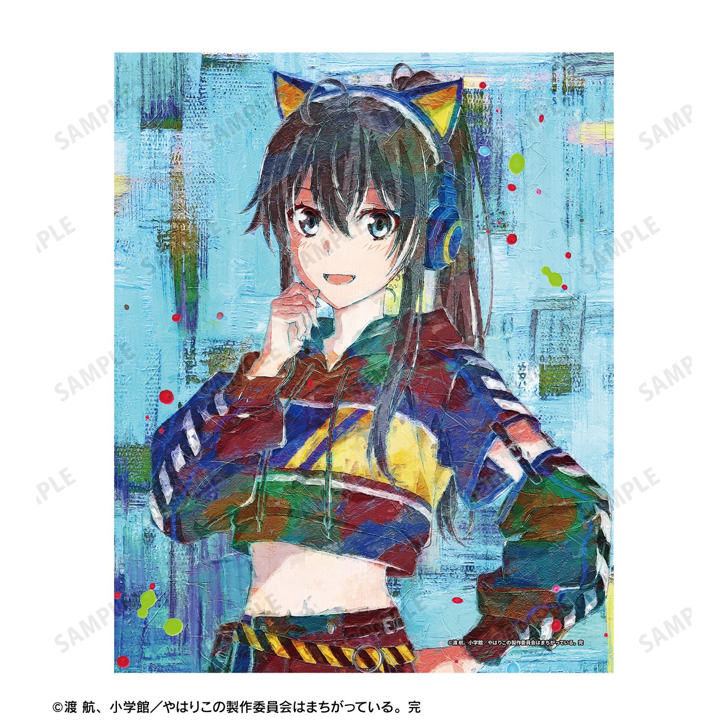 やはり俺の青春ラブコメはまちがっている。完 描き下ろし 雪ノ下雪乃 ゲーミングファッションver. grunge CANVAS キャンバスボード 画像 3 | AniSmile