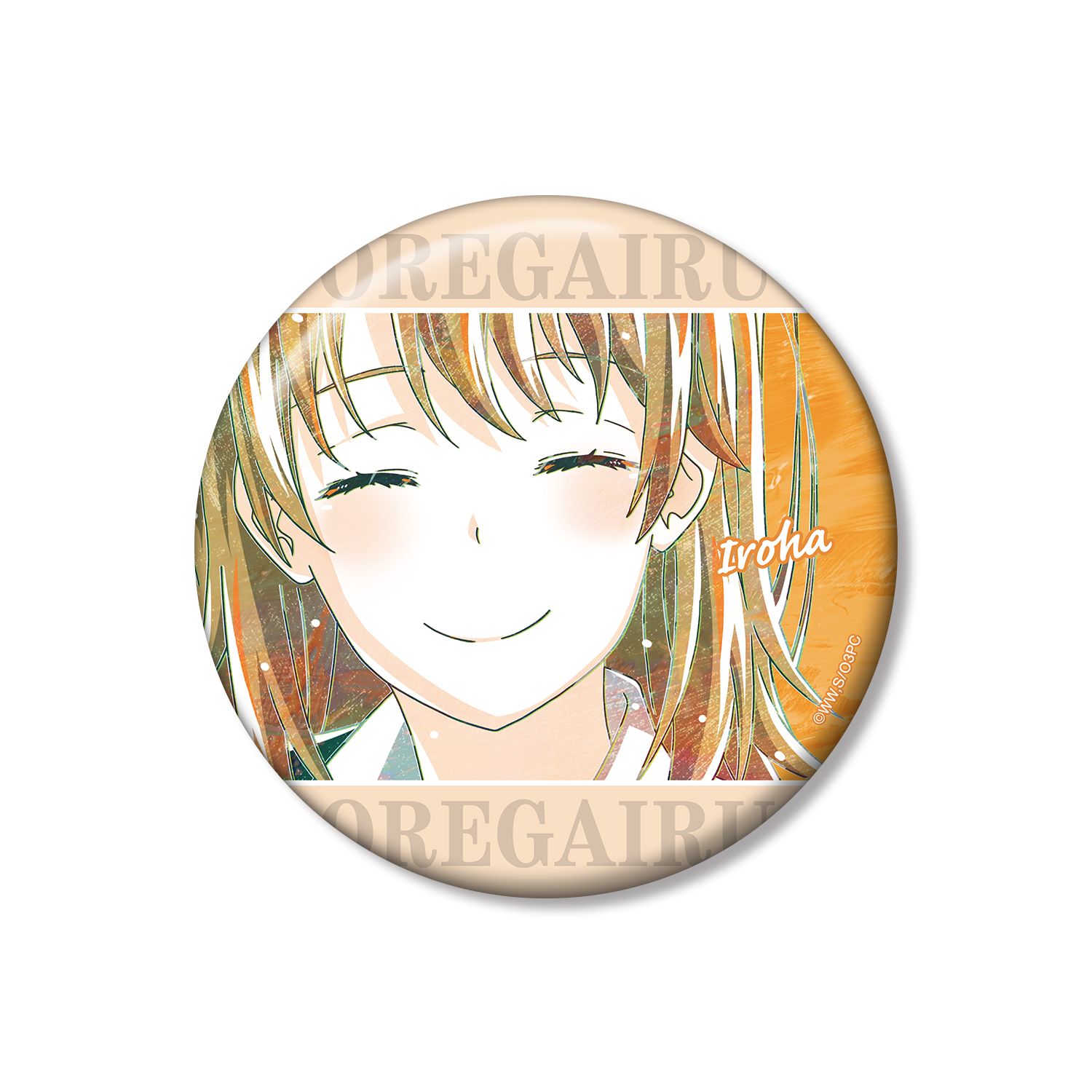 やはり俺の青春ラブコメはまちがっている。完 一色いろは Ani-Art 第3弾 100mm缶バッジ ver.A - AniSmile