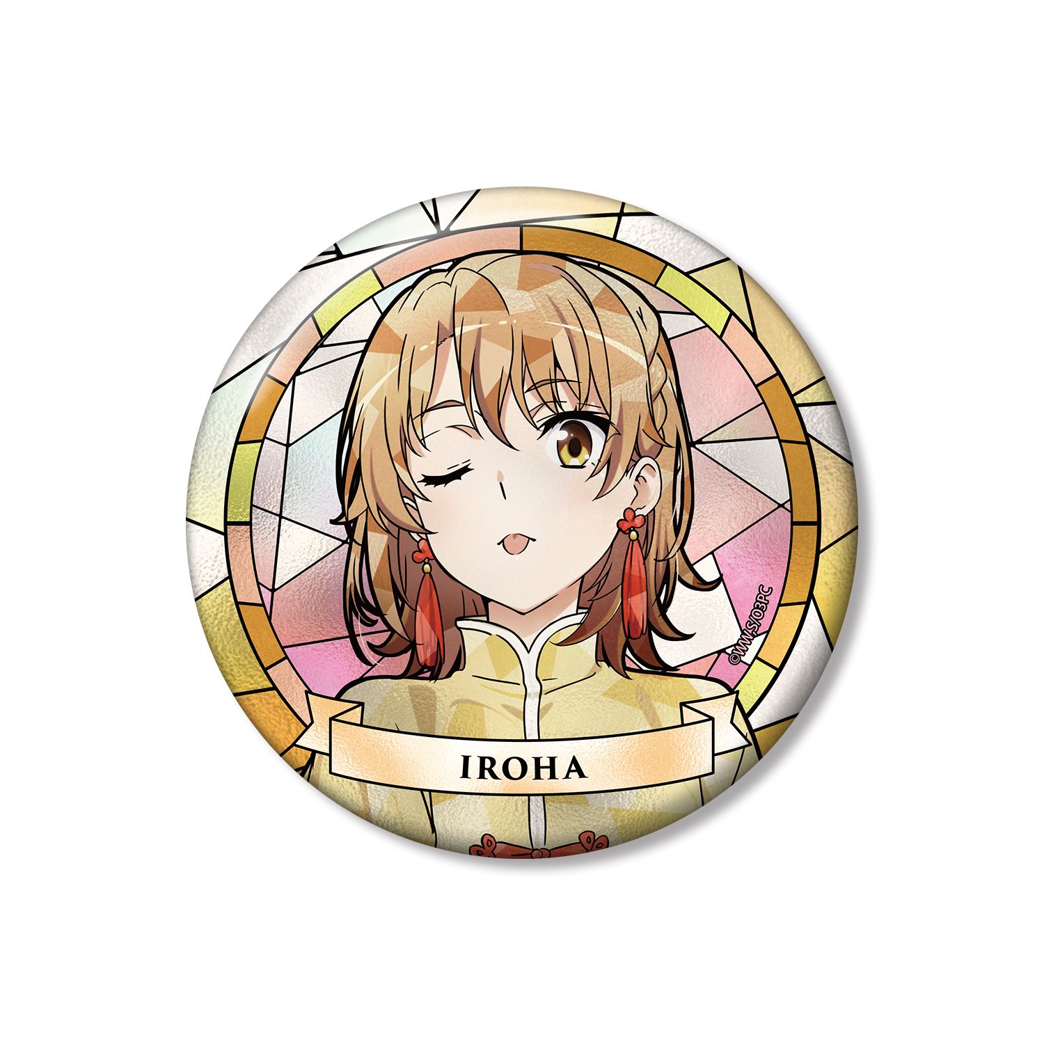 やはり俺の青春ラブコメはまちがっている。完 描き下ろし 一色いろは かわいい私服ver. Aure Glass 100mm缶バッジ - 公式商品画像 | AniSmile