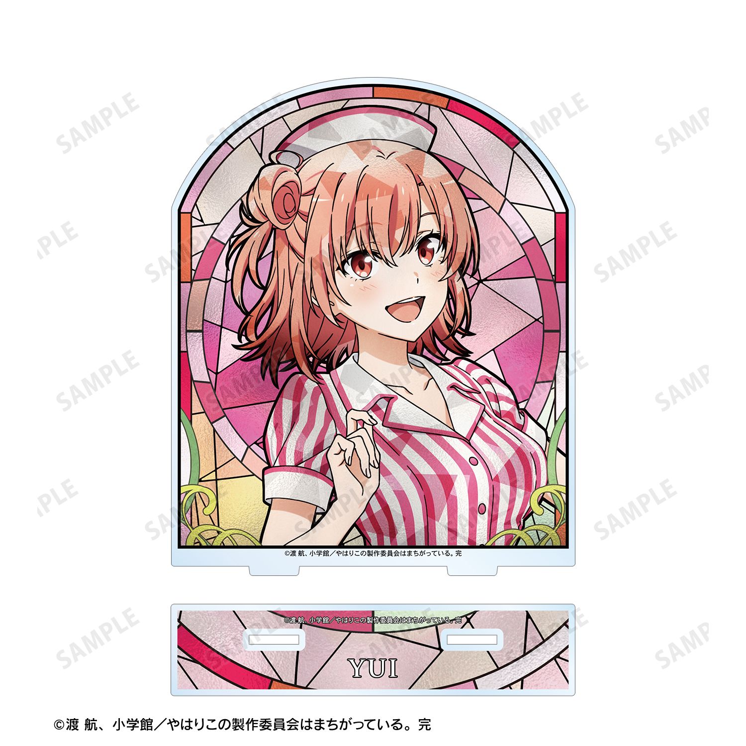 やはり俺の青春ラブコメはまちがっている。完 描き下ろし 由比ヶ浜結衣 アメリカンダイナーver. Aure Glass BIGアクリルスタンド 画像 3 | AniSmile