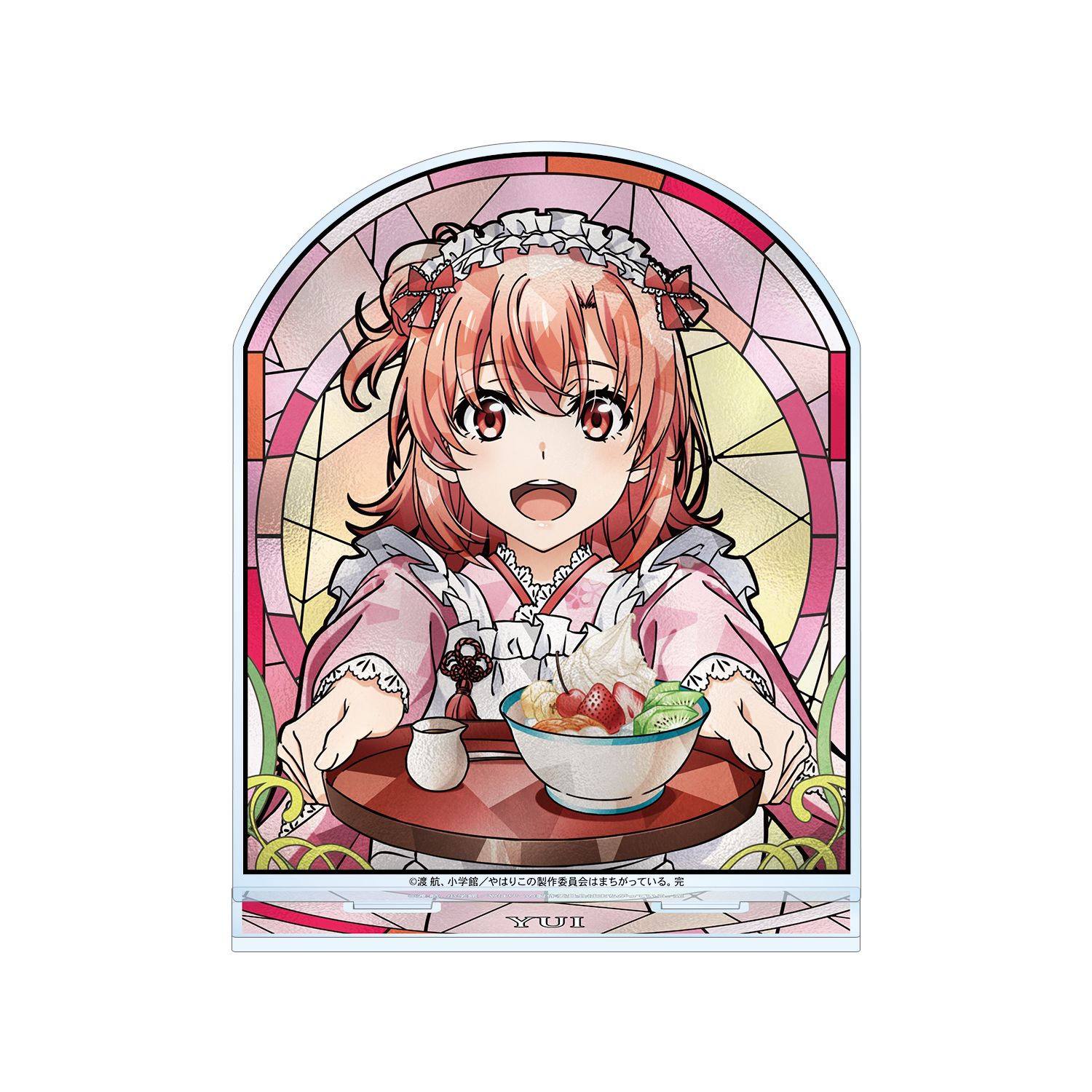 やはり俺の青春ラブコメはまちがっている。完 描き下ろし 由比ヶ浜結衣 和風メイド服ver. Aure Glass BIGアクリルスタンド - 公式商品画像 | AniSmile