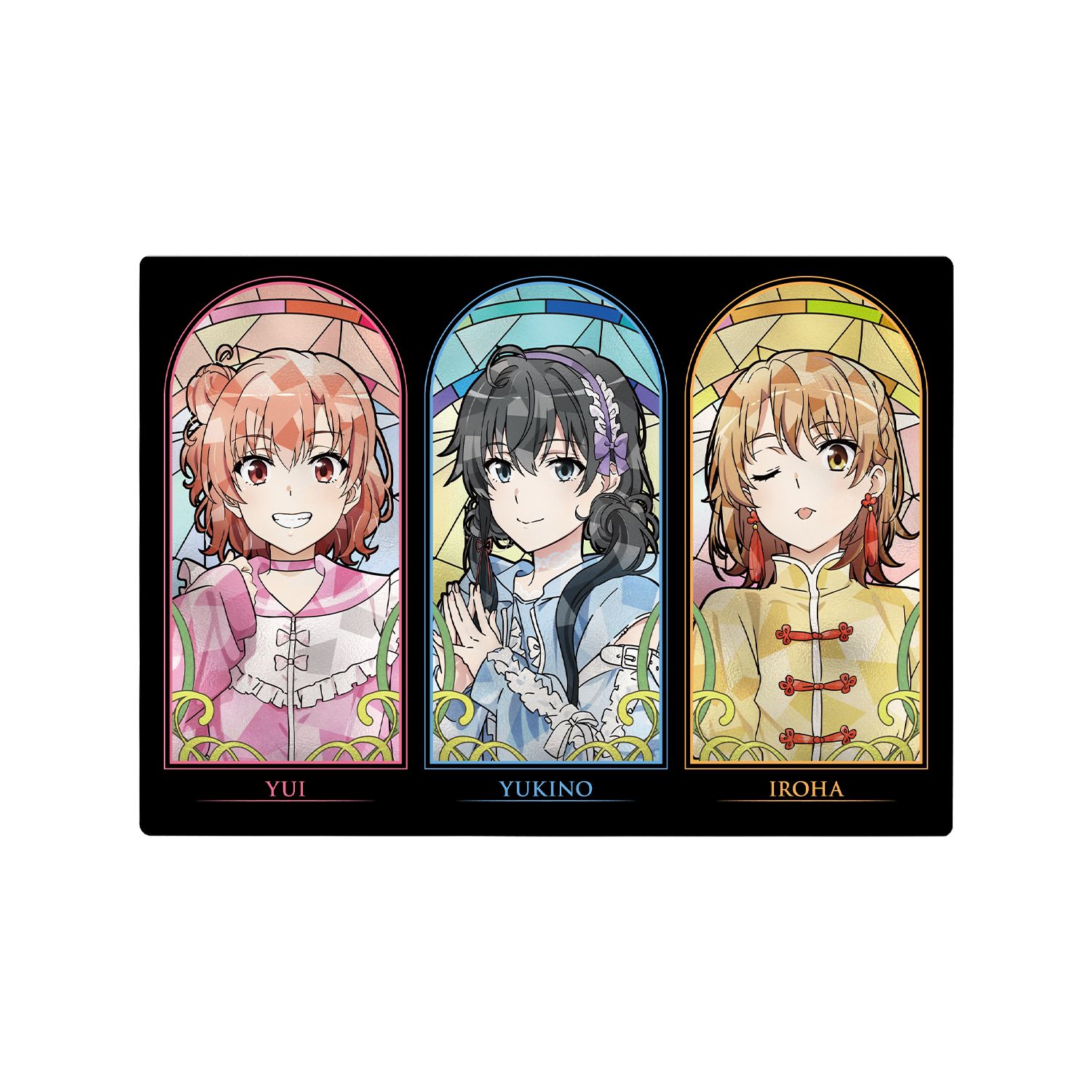 やはり俺の青春ラブコメはまちがっている。完 描き下ろし 集合 かわいい私服ver. Aure Glass A6メタルアートパネル - 公式商品画像 | AniSmile