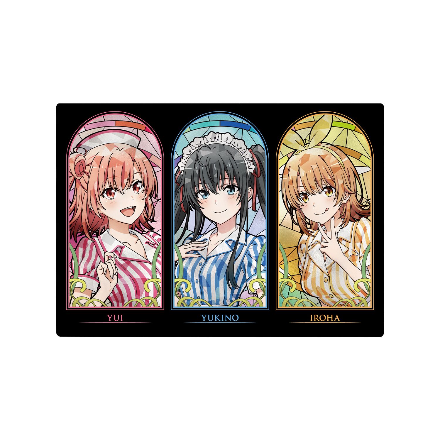 やはり俺の青春ラブコメはまちがっている。完 描き下ろし 集合 アメリカンダイナーver. Aure Glass A6メタルアートパネル 画像 2 | AniSmile
