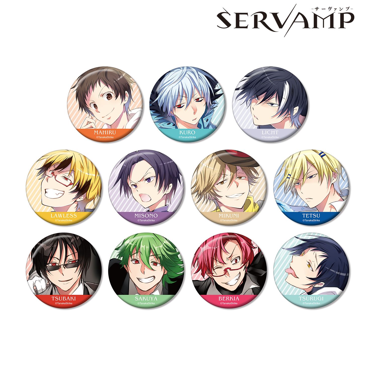 『SERVAMP-サーヴァンプ-』 トレーディング缶バッジ(単位/単品) 画像 2 | AniSmile