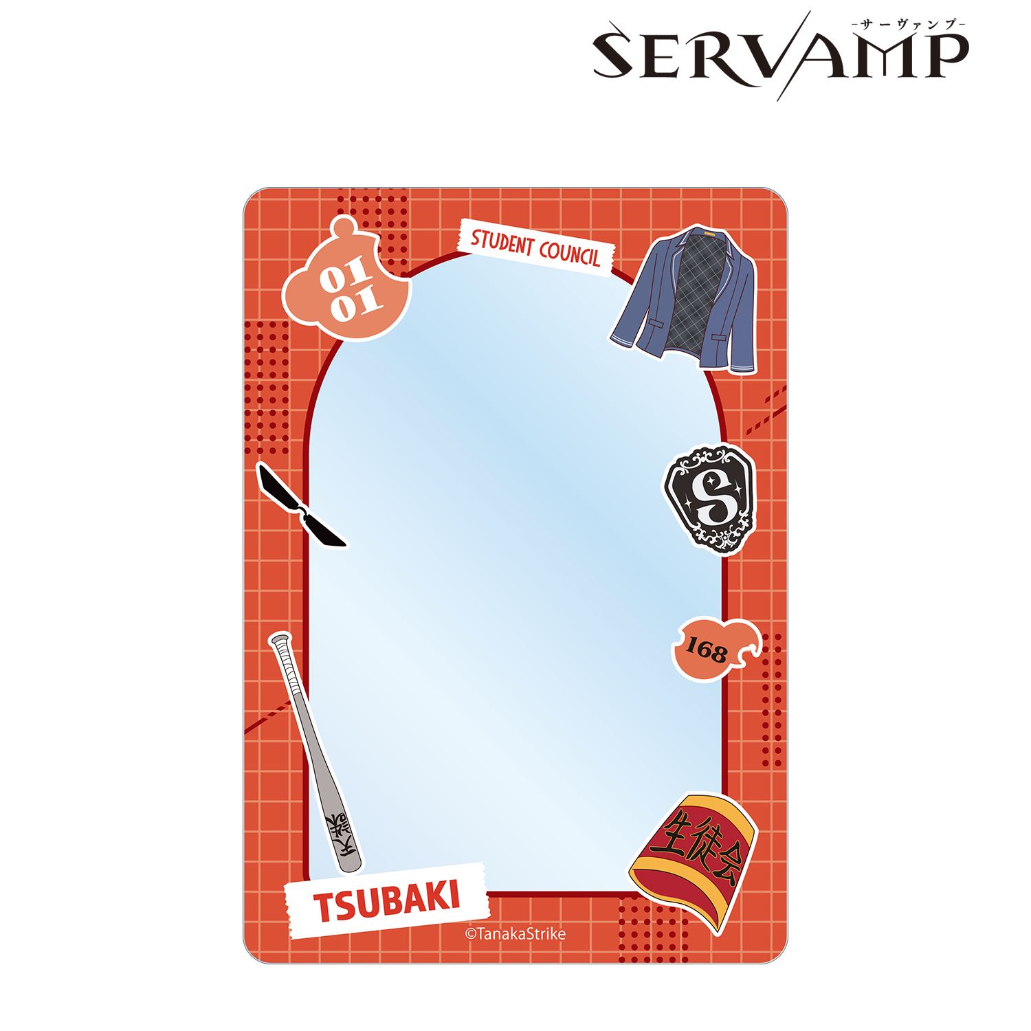 『SERVAMP-サーヴァンプ-』 椿 学園風モチーフ B8硬質ケース 画像 2 | AniSmile