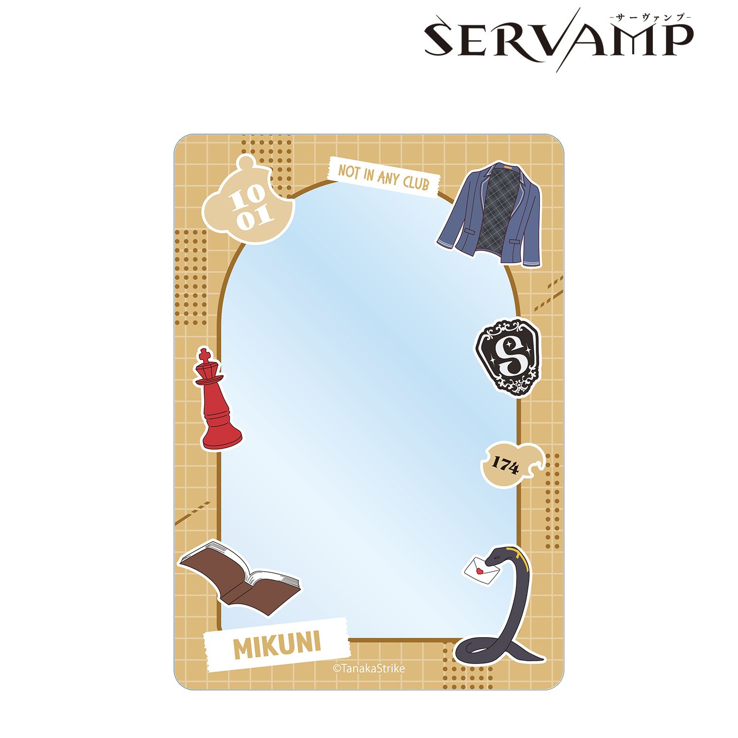 『SERVAMP-サーヴァンプ-』 有栖院御国 学園風モチーフ B8硬質ケース 画像 2 | AniSmile
