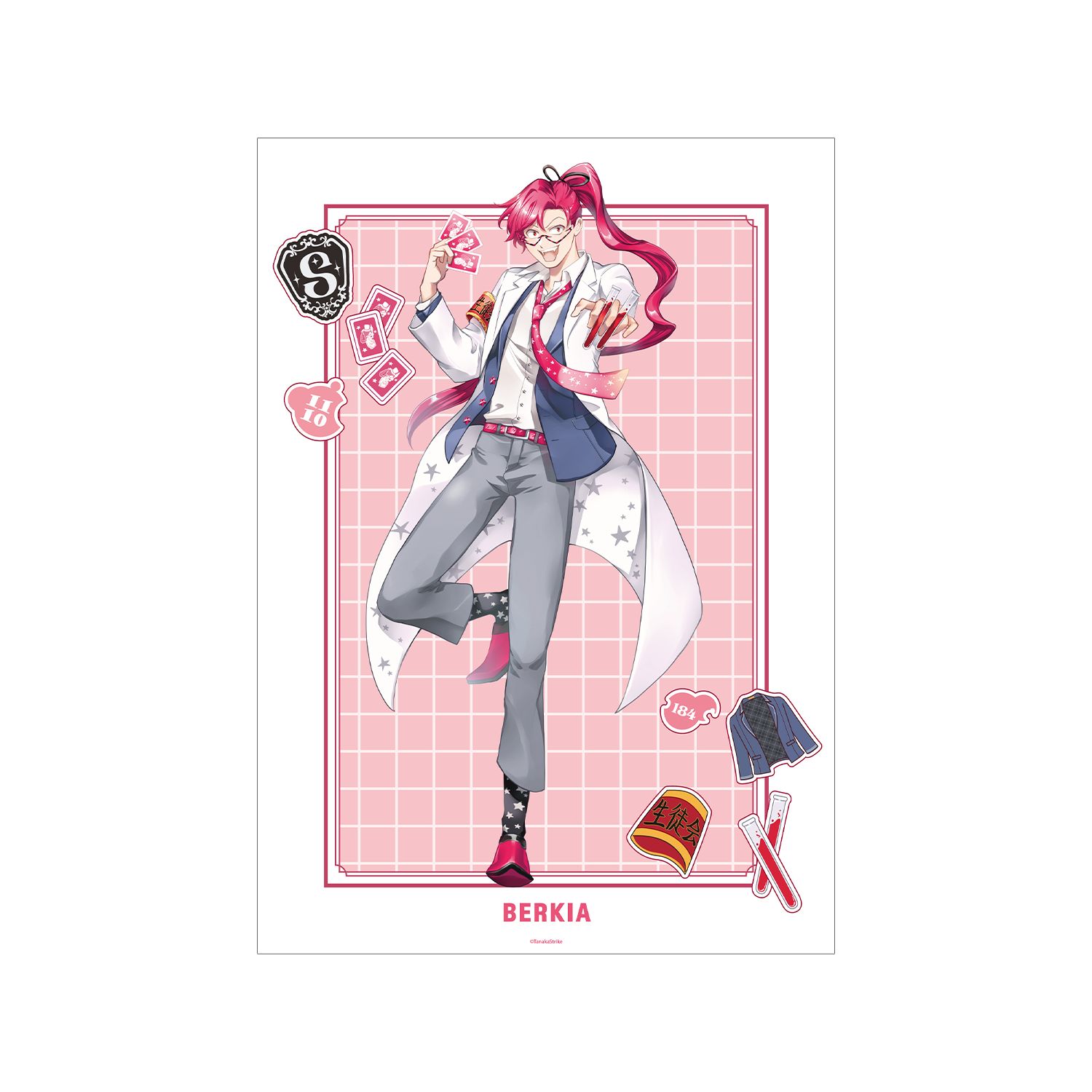 『SERVAMP-サーヴァンプ-』 田中ストライク先生 描き下ろし ベルキア 学園風ver. A3マット加工ポスター - 公式商品画像 | AniSmile