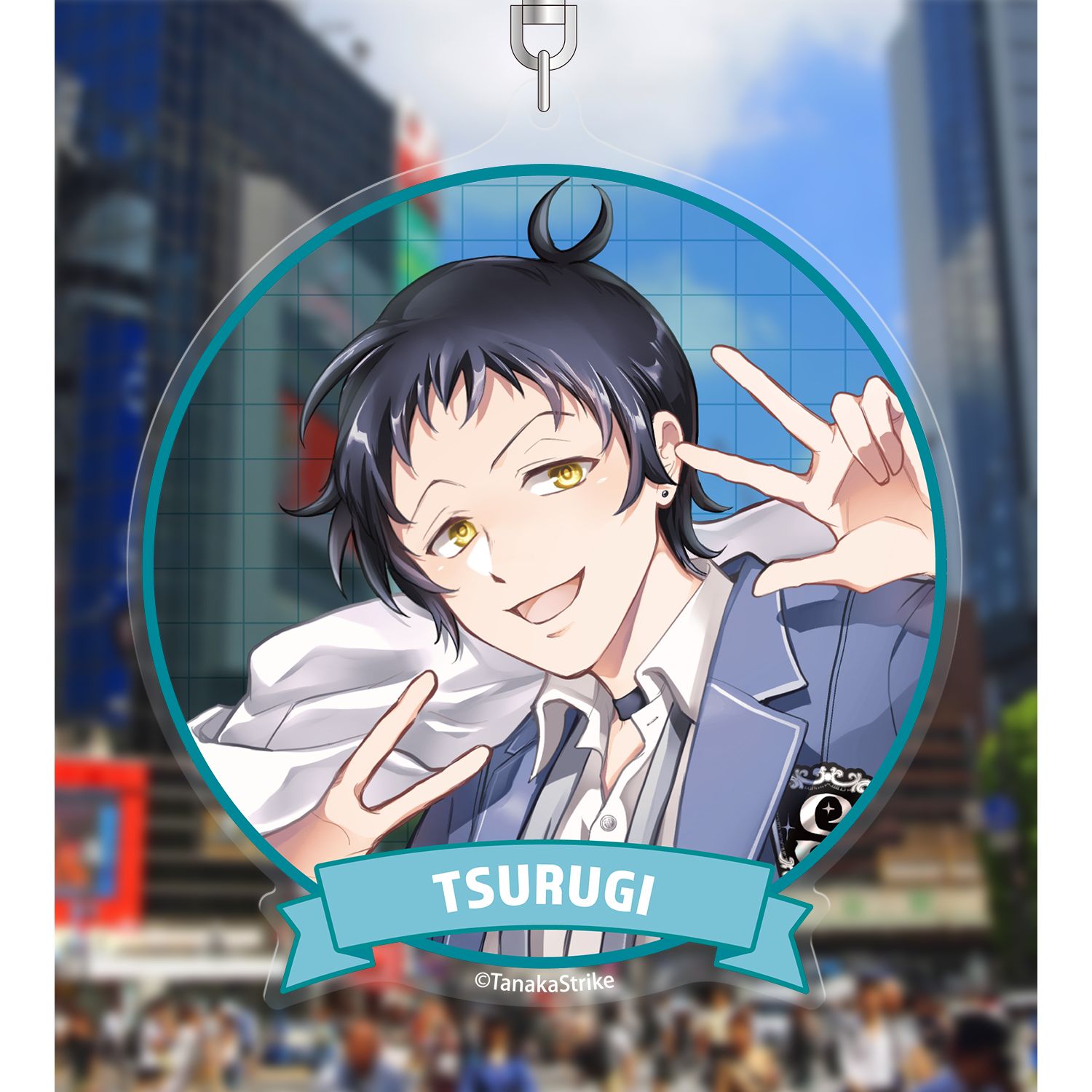 『SERVAMP-サーヴァンプ-』 田中ストライク先生 描き下ろし 狼谷吊戯 学園風ver. BIGアクリルキーホルダー 画像 3 | AniSmile