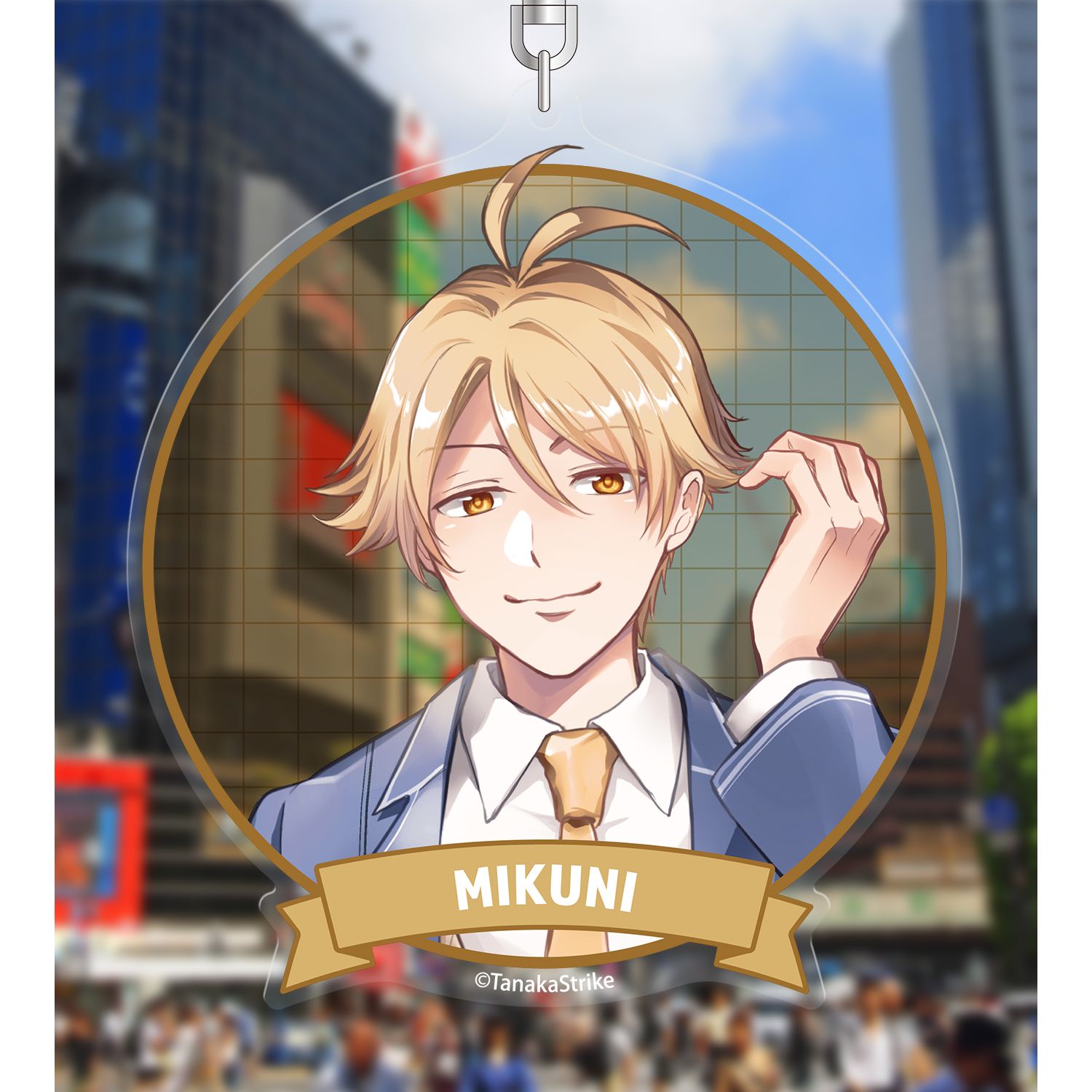 『SERVAMP-サーヴァンプ-』 田中ストライク先生 描き下ろし 有栖院御国 学園風ver. BIGアクリルキーホルダー 画像 3 | AniSmile