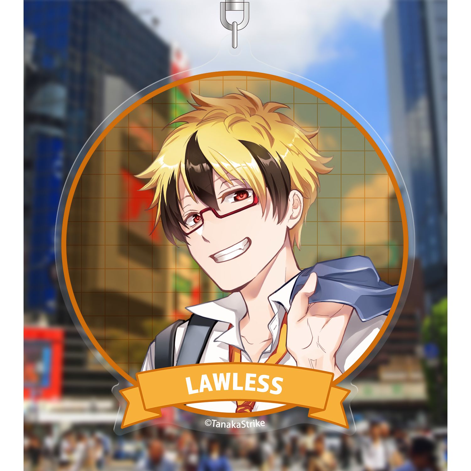 『SERVAMP-サーヴァンプ-』 田中ストライク先生 描き下ろし ロウレス 学園風ver. BIGアクリルキーホルダー 画像 3 | AniSmile
