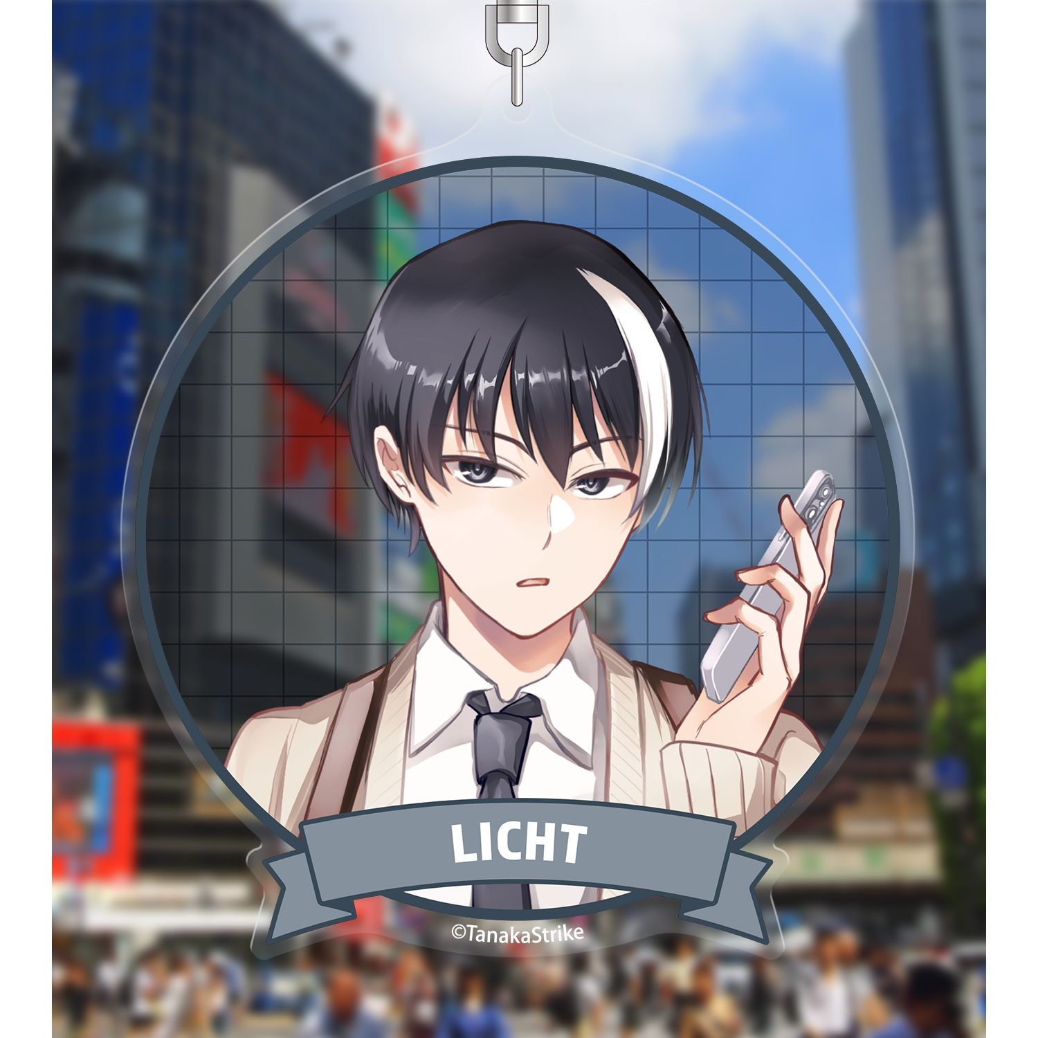 『SERVAMP-サーヴァンプ-』 田中ストライク先生 描き下ろし リヒト・ジキルランド・轟 学園風ver. BIGアクリルキーホルダー 画像 3 | AniSmile