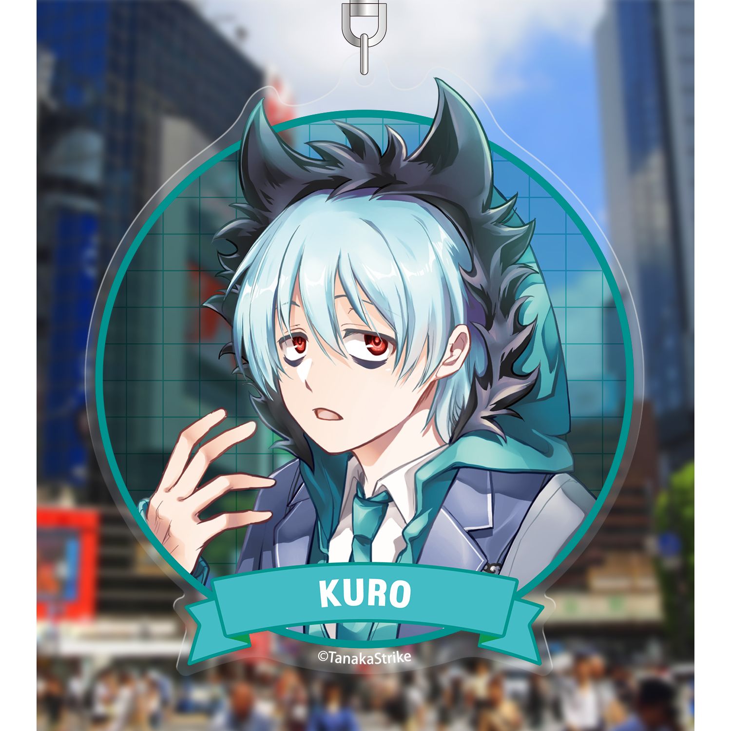 『SERVAMP-サーヴァンプ-』 田中ストライク先生 描き下ろし クロ 学園風ver. BIGアクリルキーホルダー 画像 3 | AniSmile