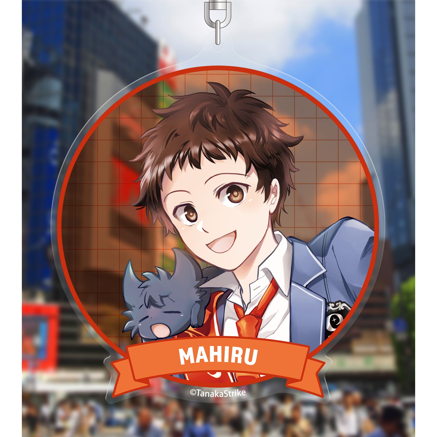 『SERVAMP-サーヴァンプ-』 田中ストライク先生 描き下ろし 城田真昼 学園風ver. BIGアクリルキーホルダー 画像 3 | AniSmile