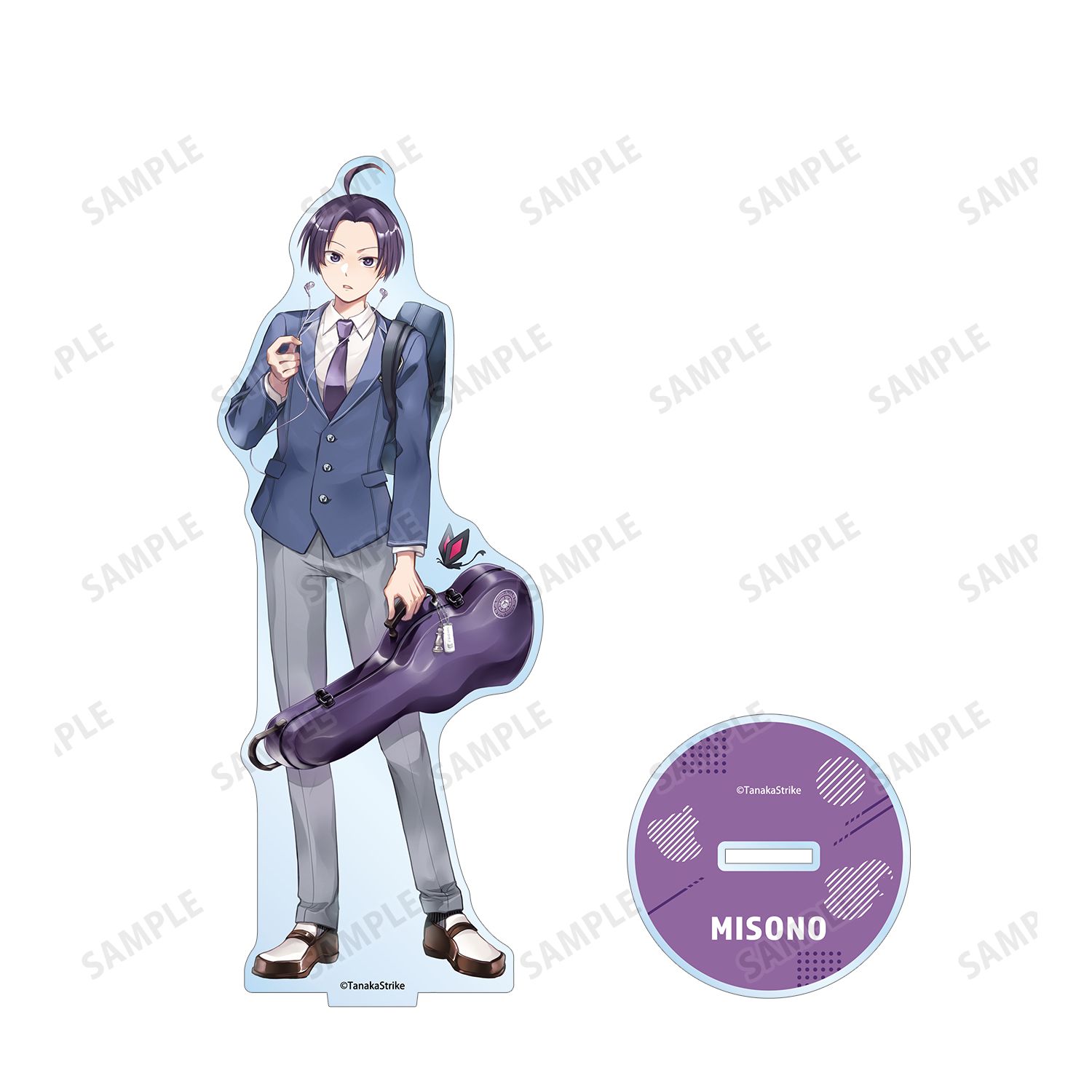『SERVAMP-サーヴァンプ-』 田中ストライク先生 描き下ろし 有栖院御園 学園風ver. BIGアクリルスタンド 画像 3 | AniSmile