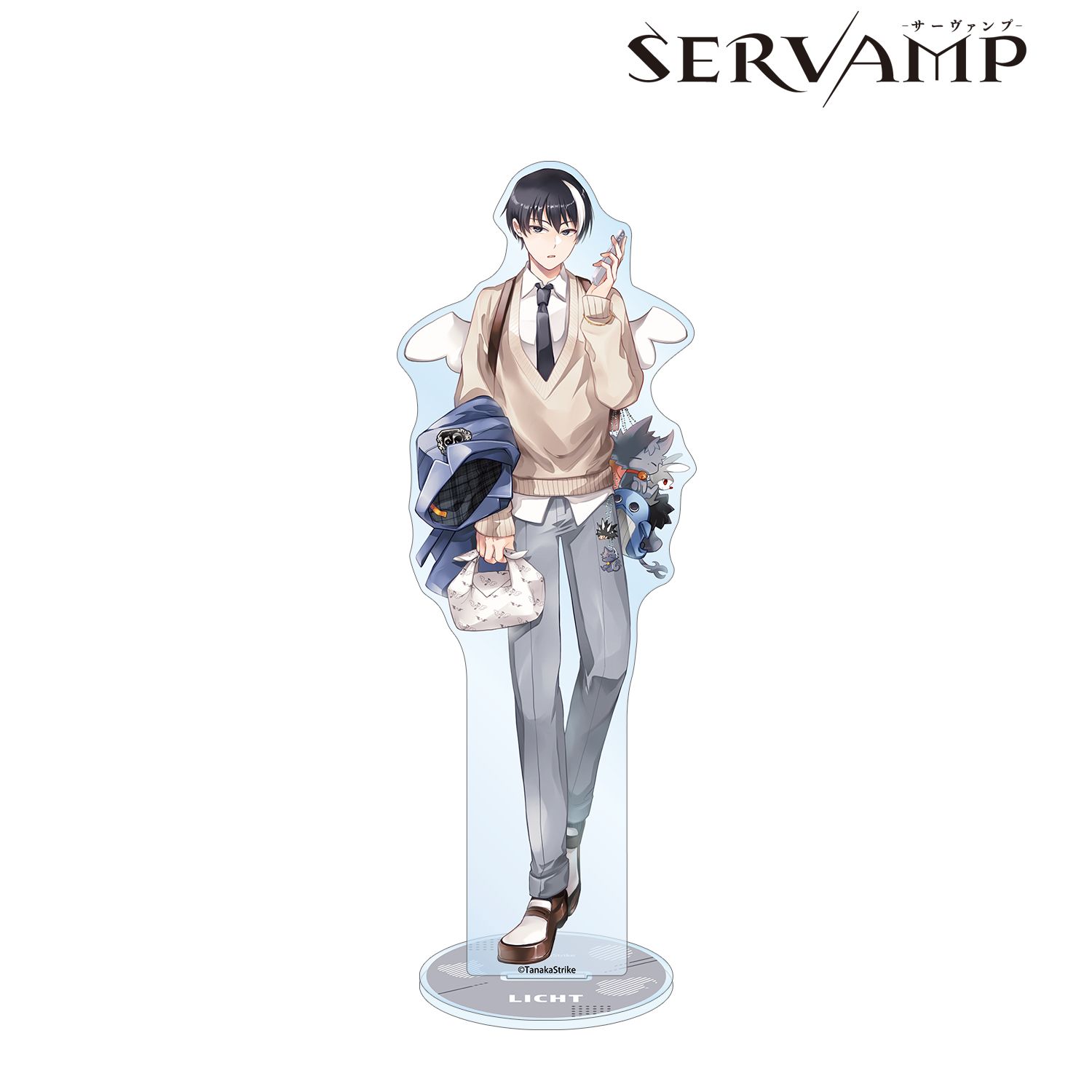 『SERVAMP-サーヴァンプ-』 田中ストライク先生 描き下ろし リヒト・ジキルランド・轟 学園風ver. BIGアクリルスタンド 画像 2 | AniSmile
