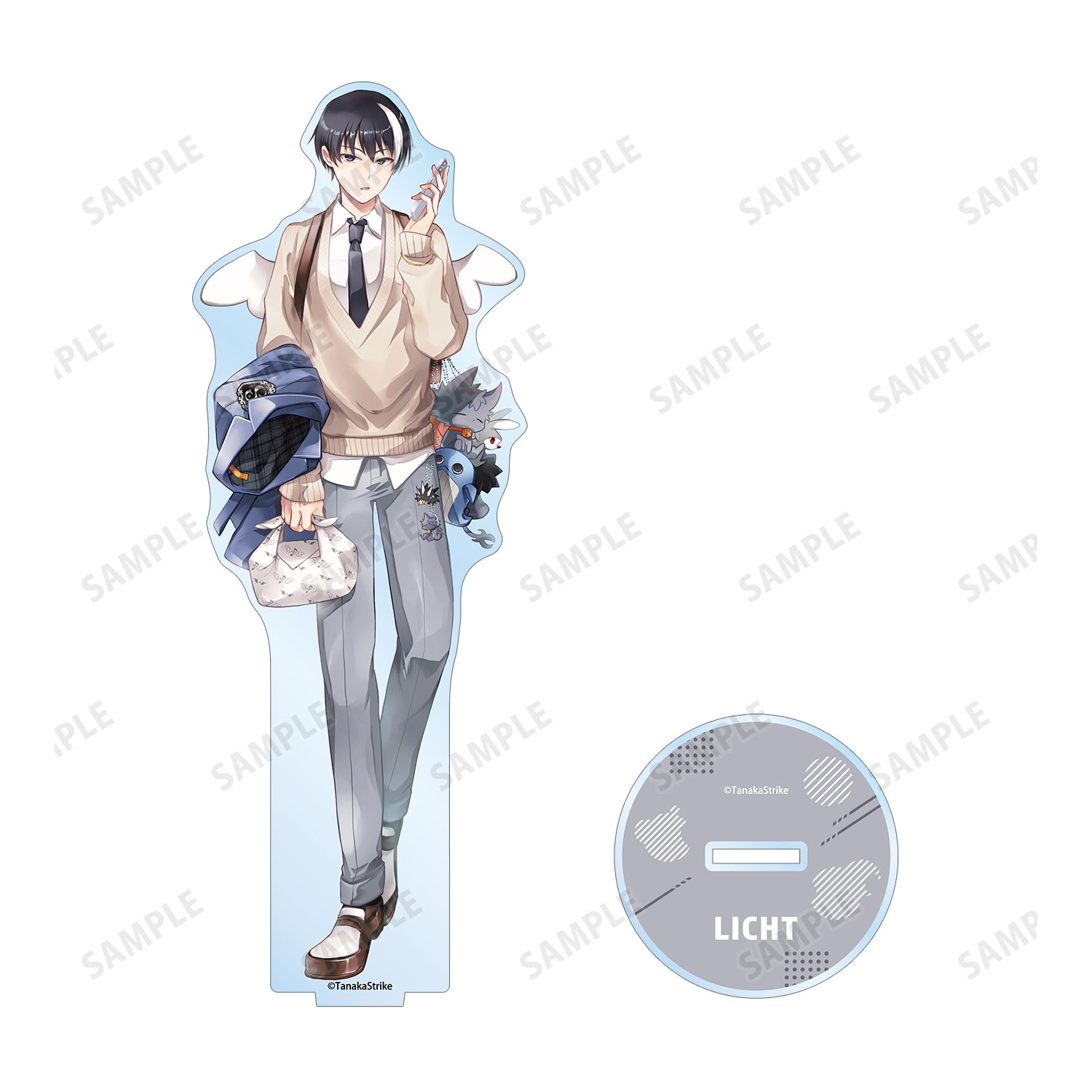 『SERVAMP-サーヴァンプ-』 田中ストライク先生 描き下ろし リヒト・ジキルランド・轟 学園風ver. BIGアクリルスタンド 画像 3 | AniSmile