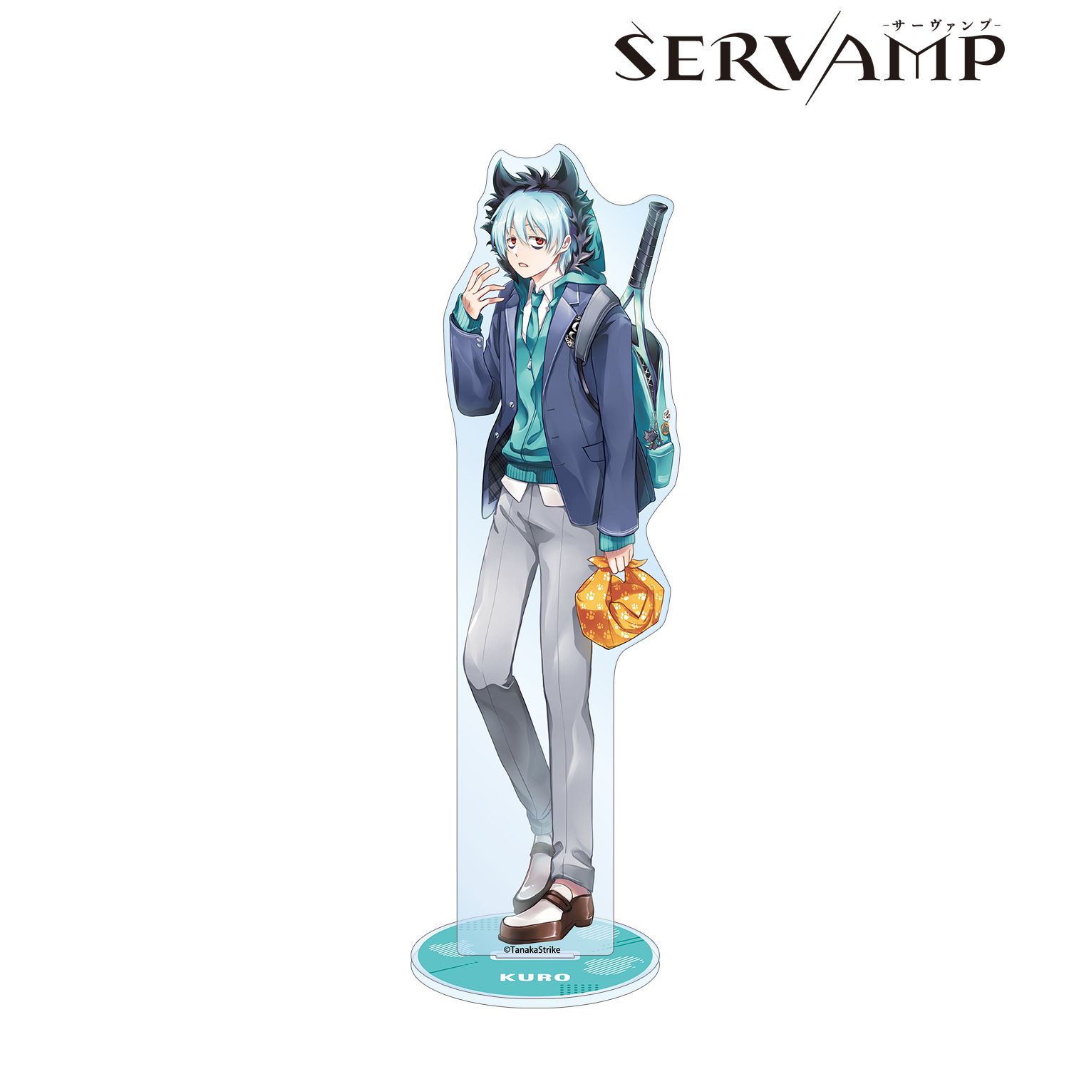 『SERVAMP-サーヴァンプ-』 田中ストライク先生 描き下ろし クロ 学園風ver. BIGアクリルスタンド 画像 2 | AniSmile