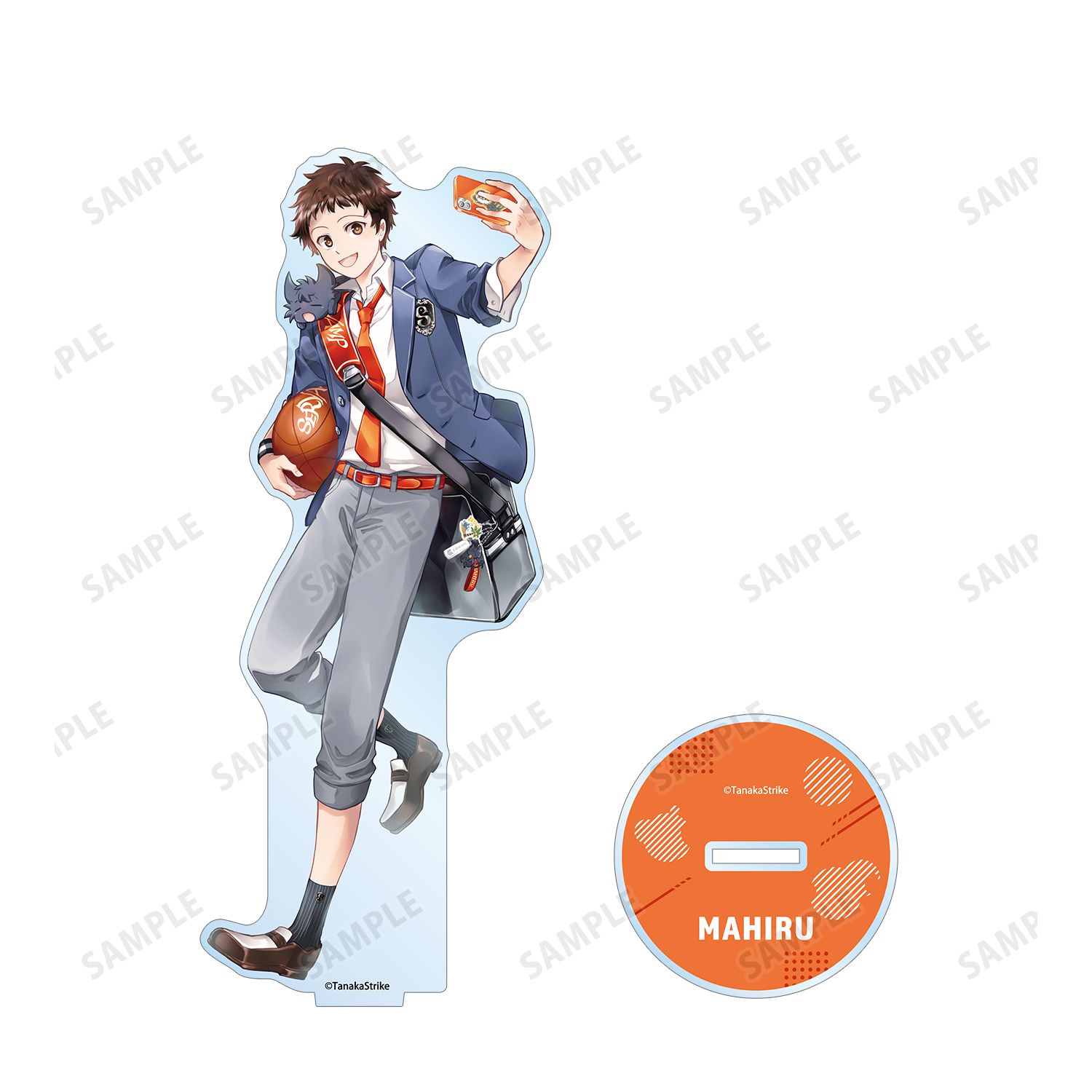 『SERVAMP-サーヴァンプ-』 田中ストライク先生 描き下ろし 城田真昼 学園風ver. BIGアクリルスタンド 画像 3 | AniSmile